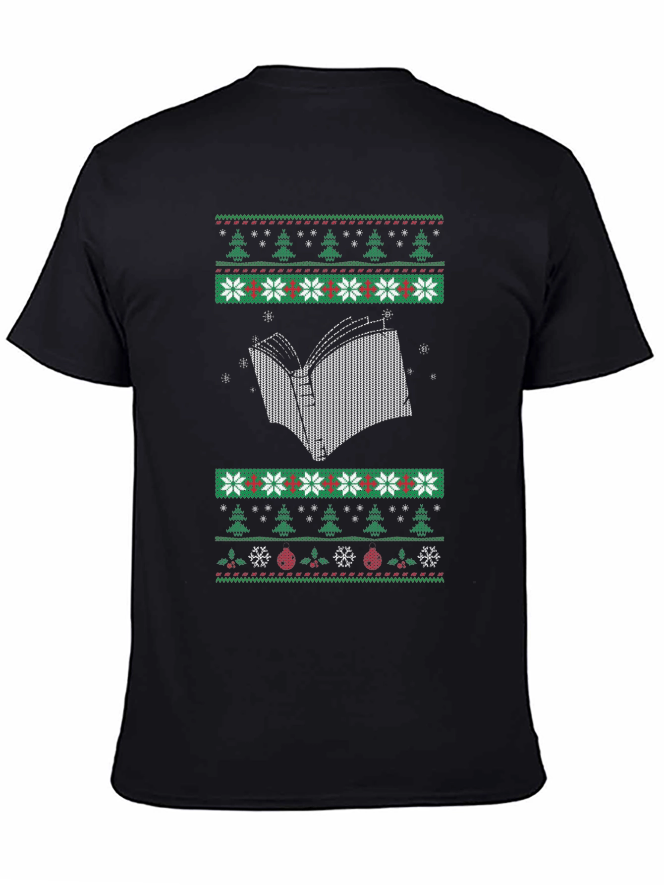 Book Lovers Ugly Christmas Sweater T-Shirt