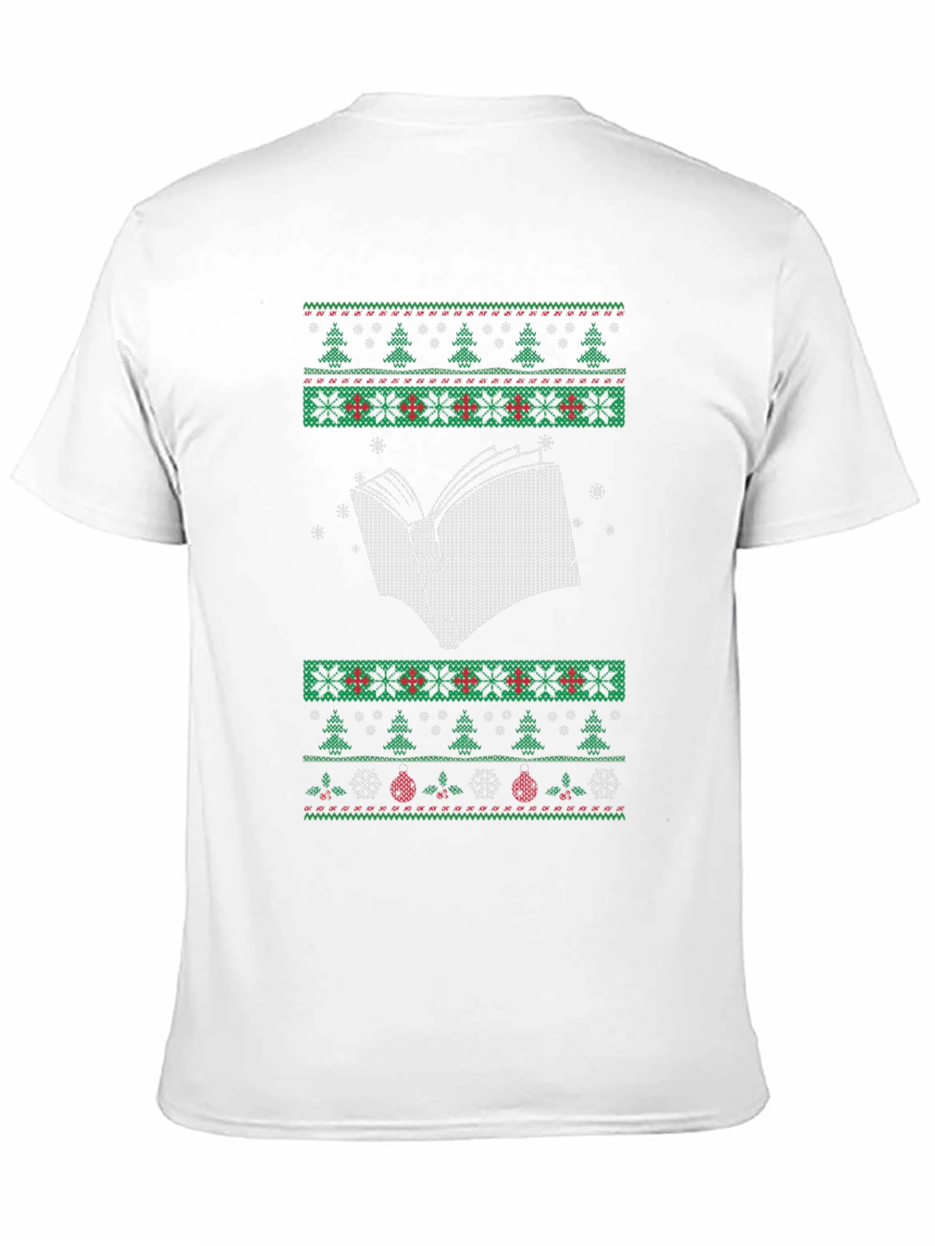 Book Lovers Ugly Christmas Sweater T-Shirt