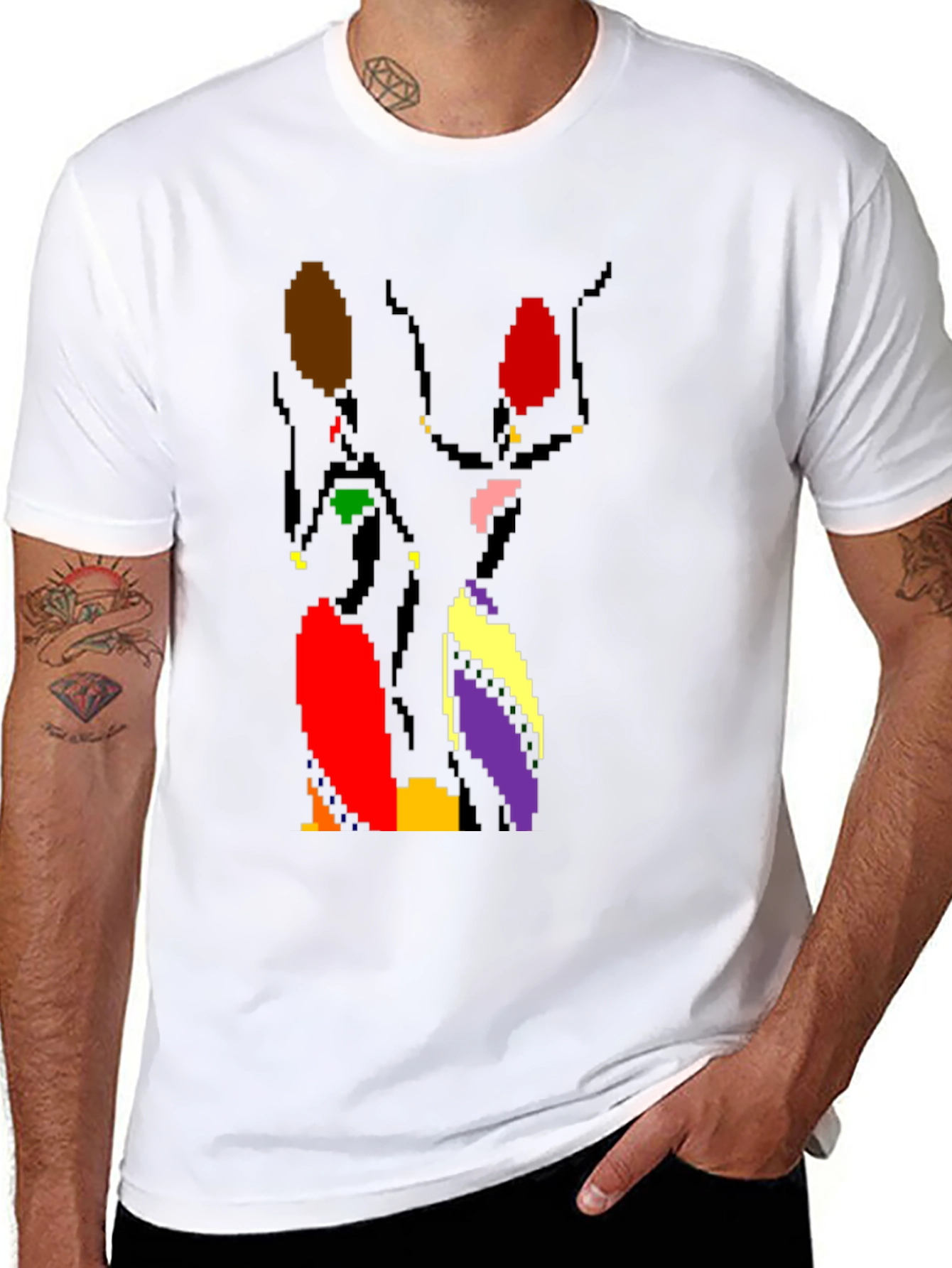 Pixel Art Women T-Shirt - Retro Style Tee