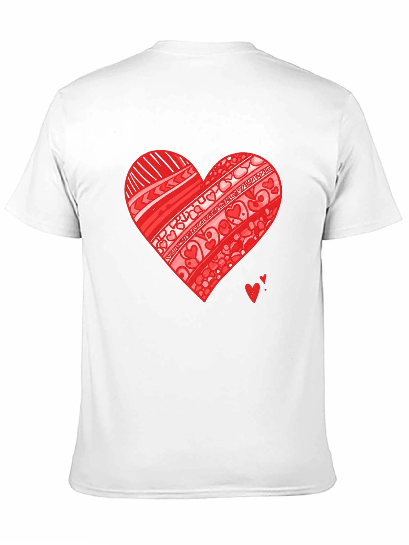 Heart Graphic Black Tee Shirt