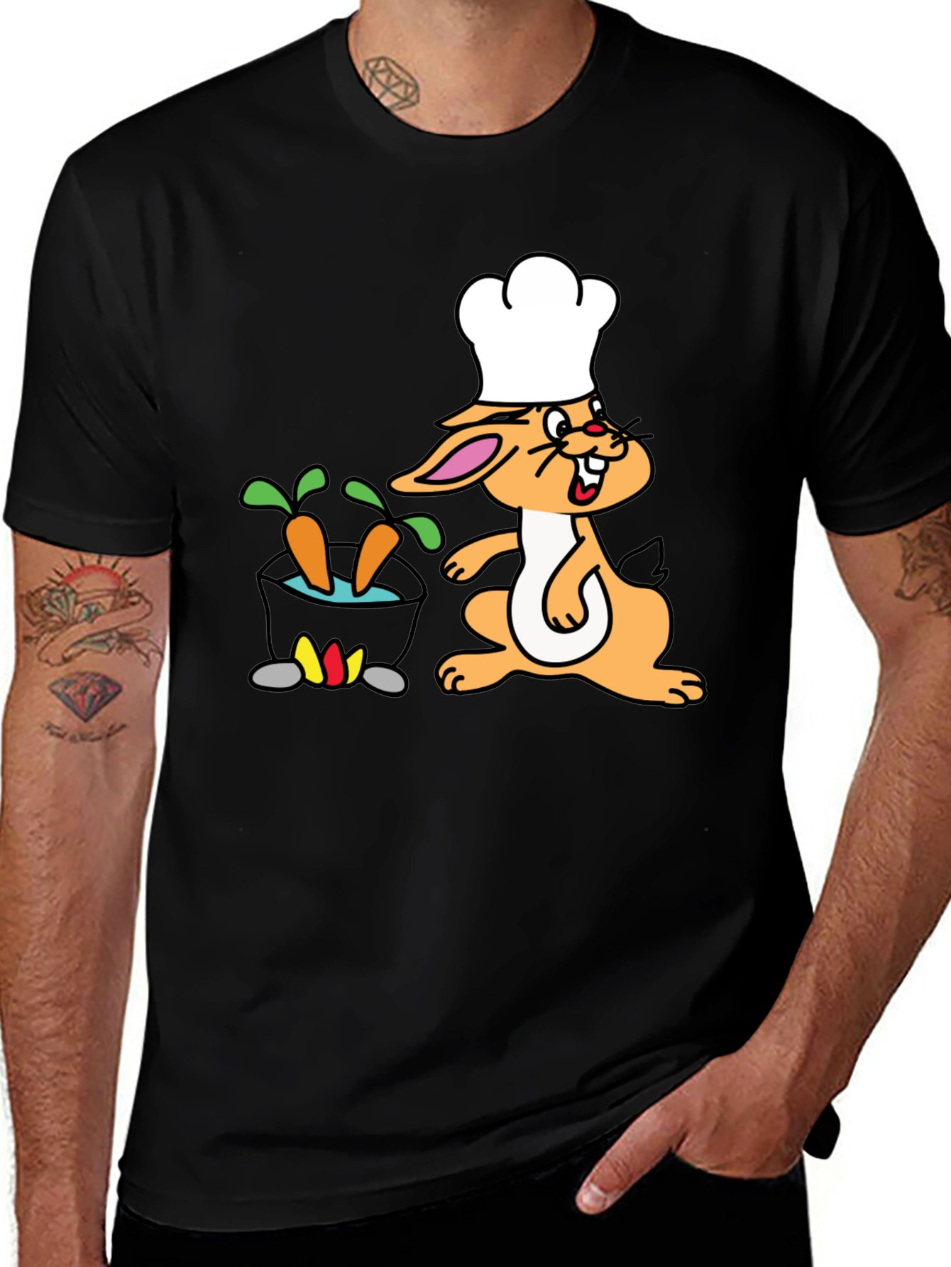 Chef Bunny Graphic Tee