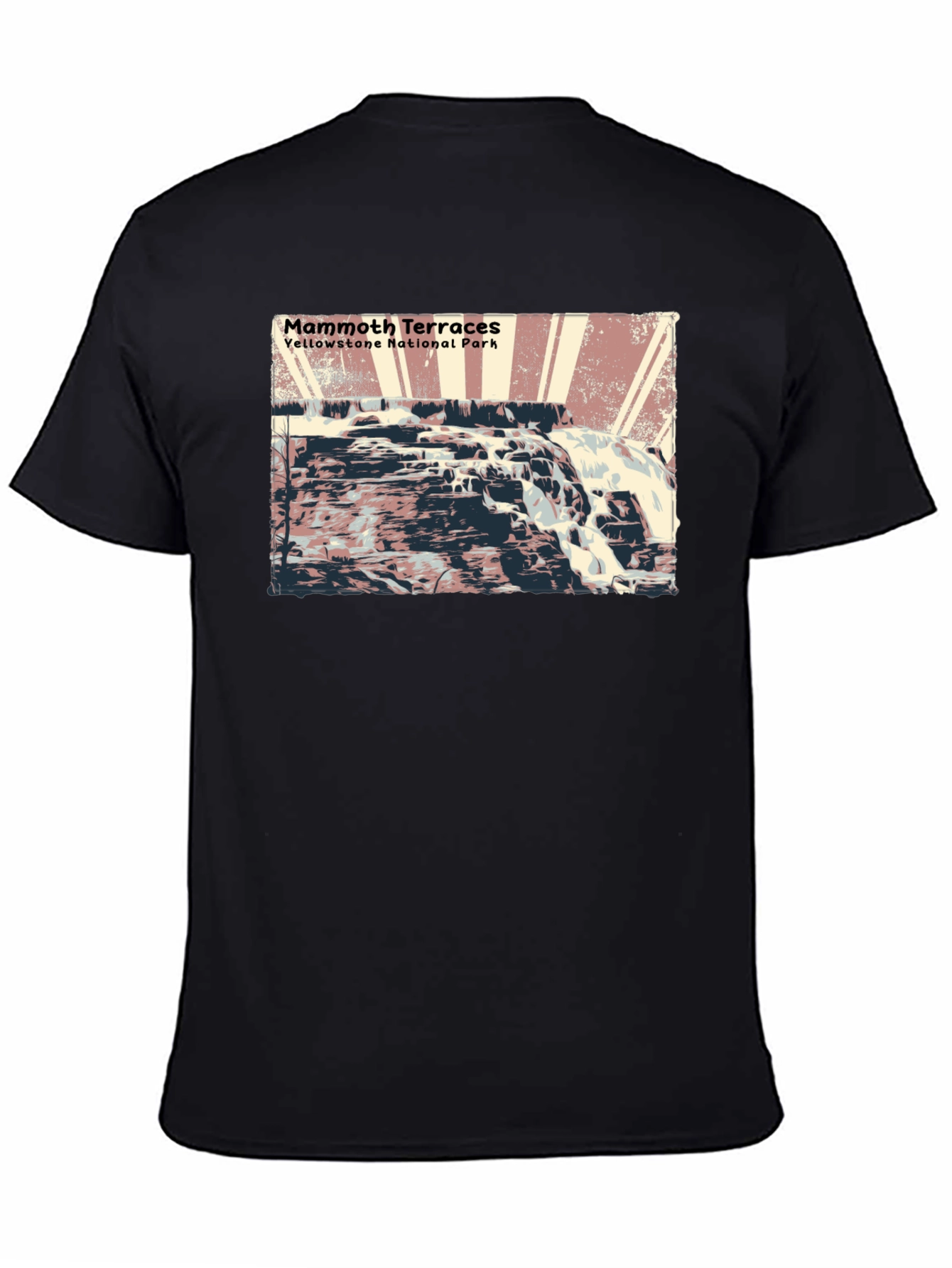 Mammoth Terraces Yellowstone National Park T-Shirt