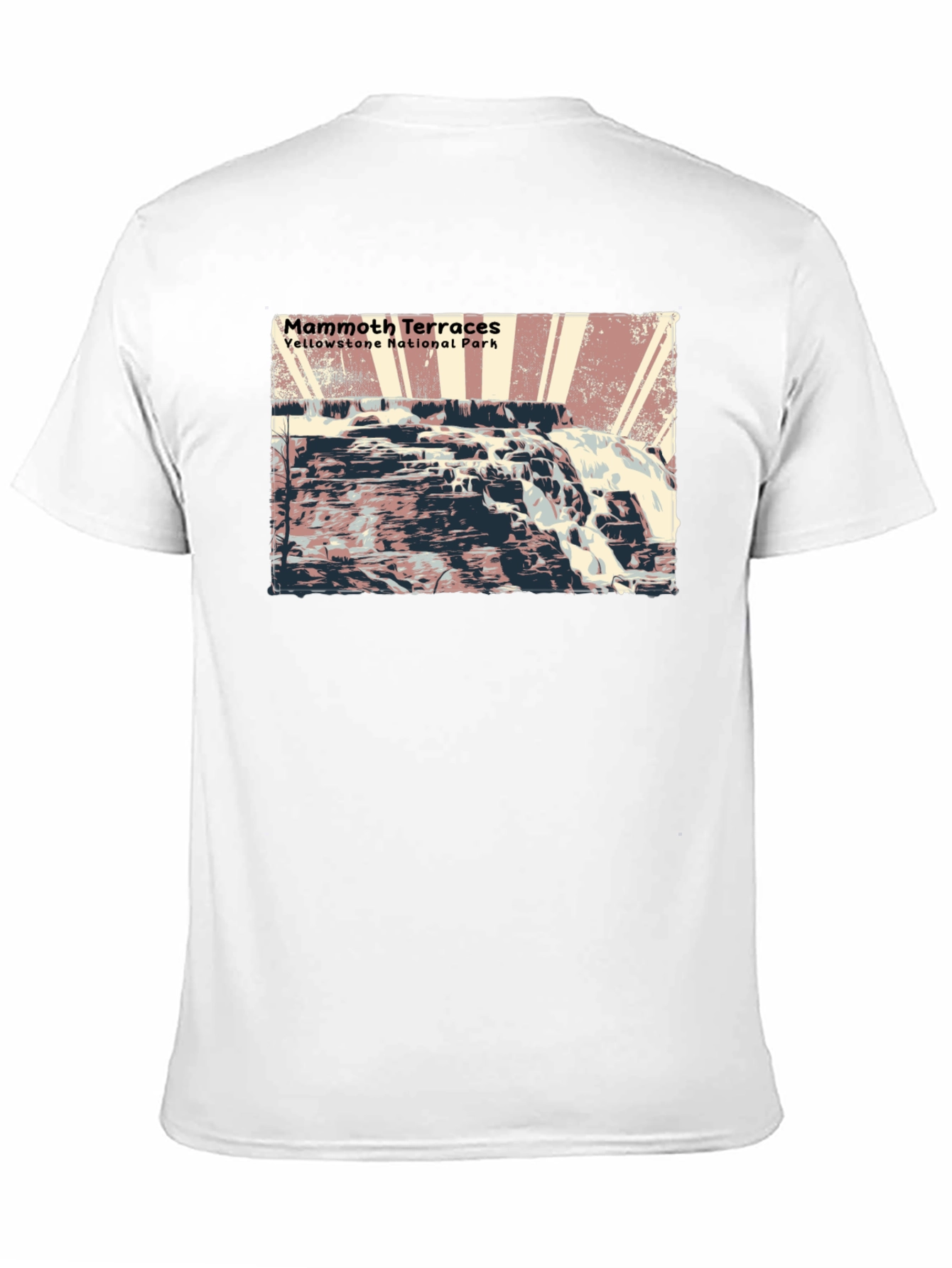 Mammoth Terraces Yellowstone National Park T-Shirt