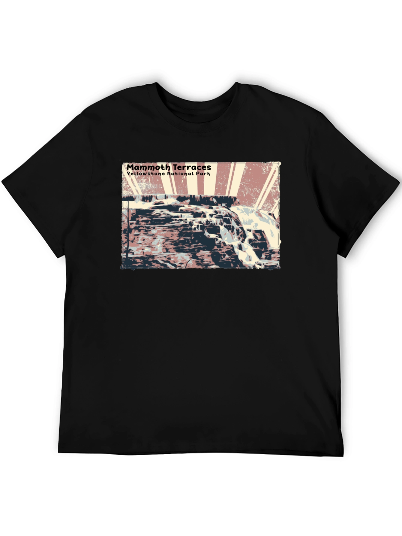 Mammoth Terraces Yellowstone National Park T-Shirt