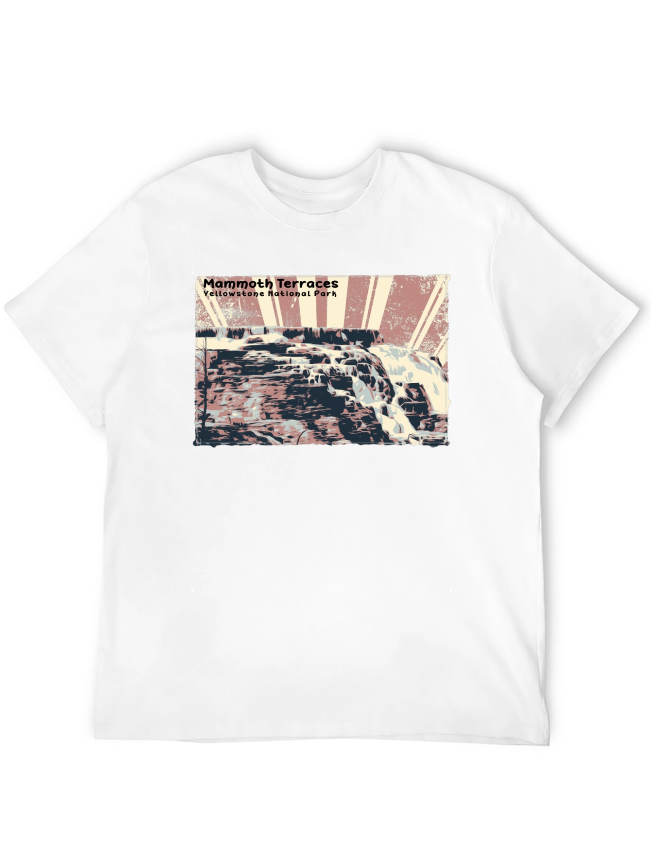 Mammoth Terraces Yellowstone National Park T-Shirt