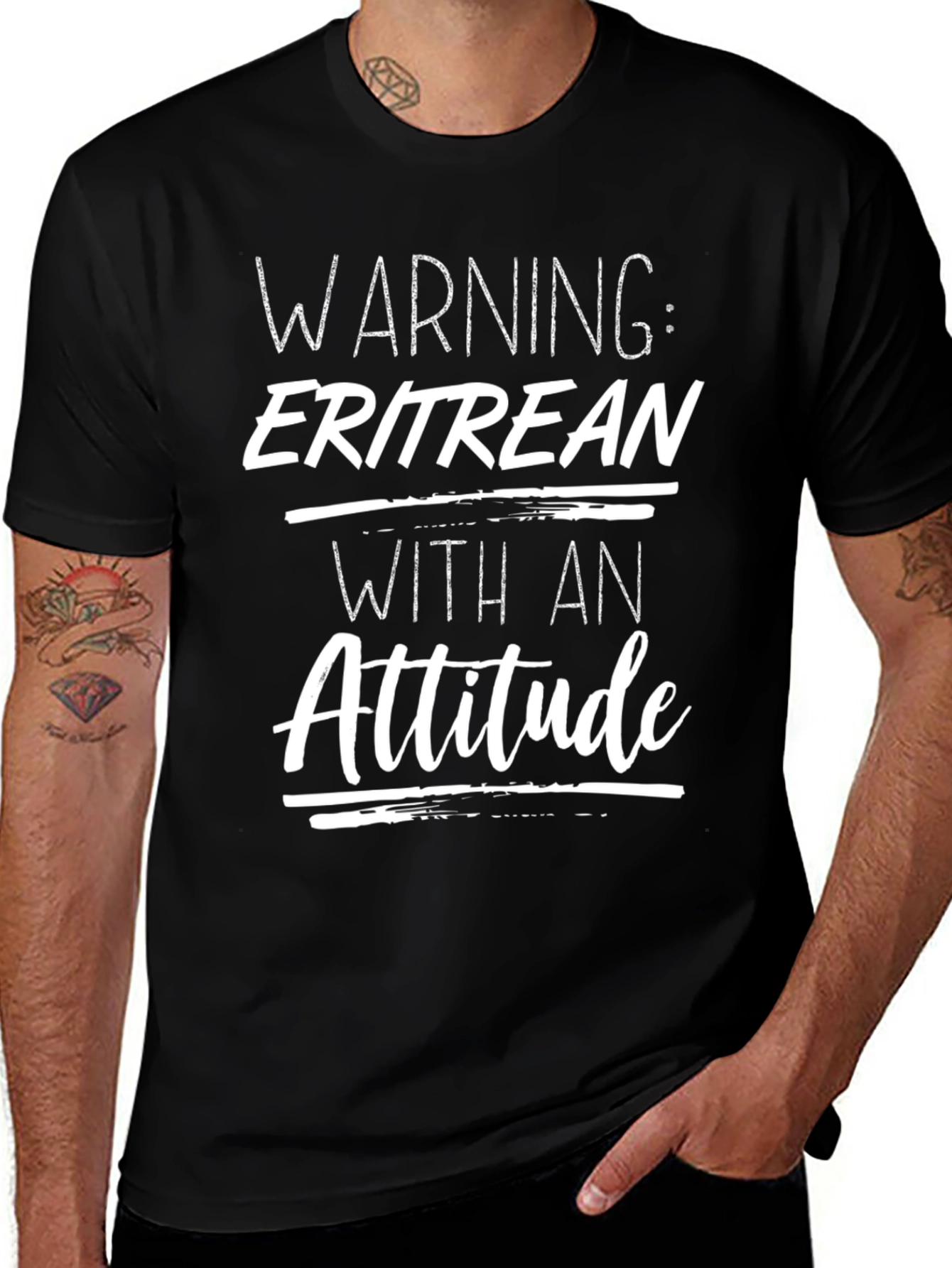 Warning Eritrean With An Attitude T-Shirt