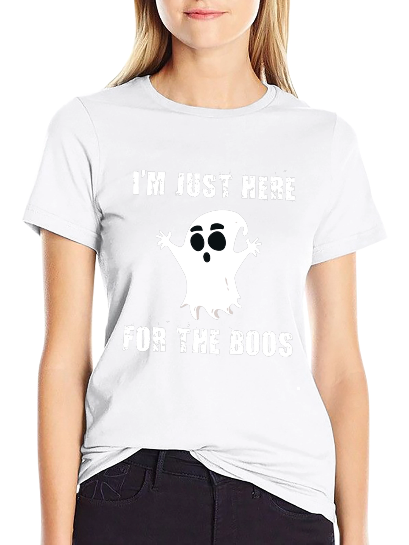 Im Just Here for the Boos Halloween T-Shirt