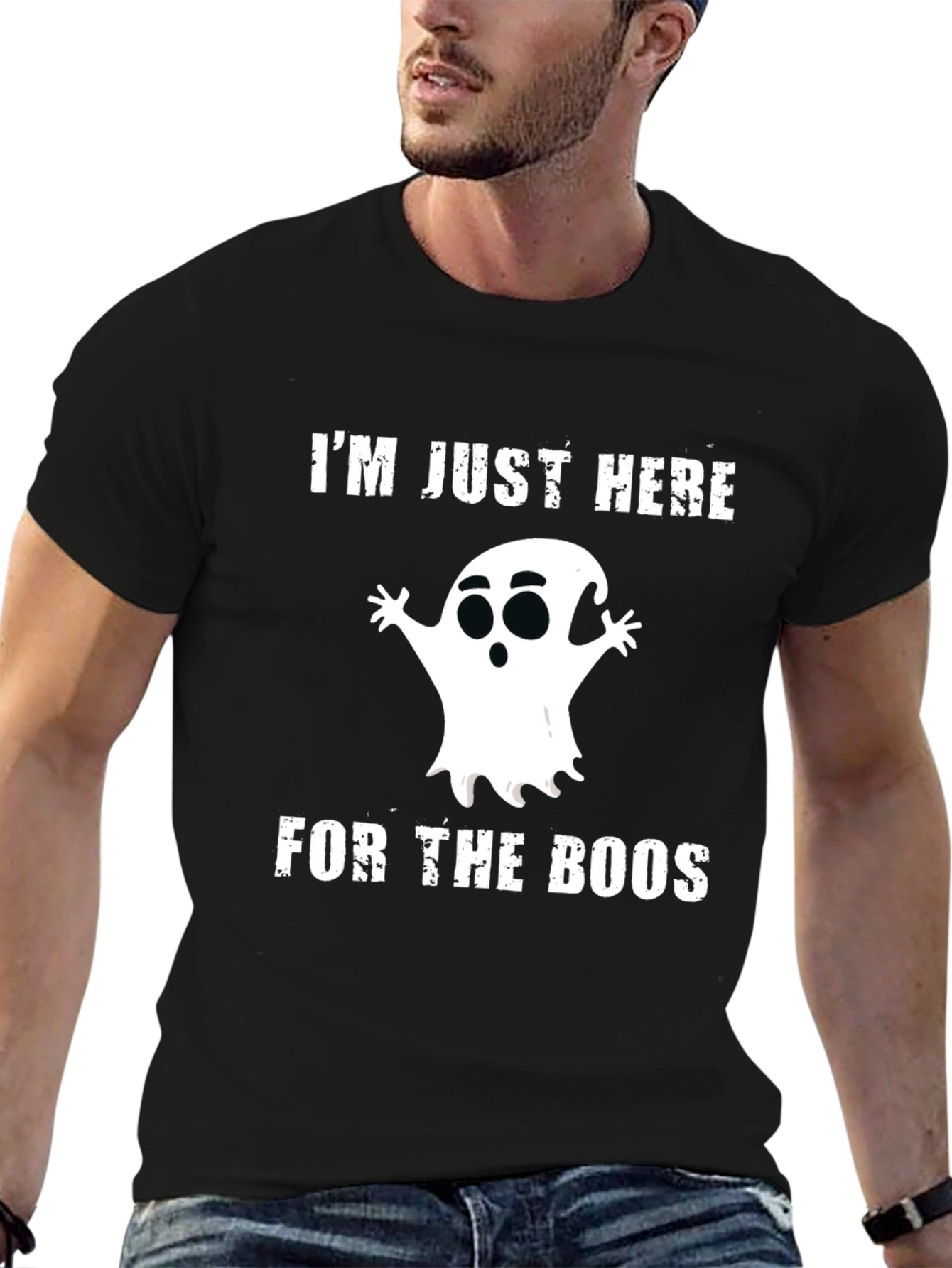 Im Just Here for the Boos Halloween T-Shirt