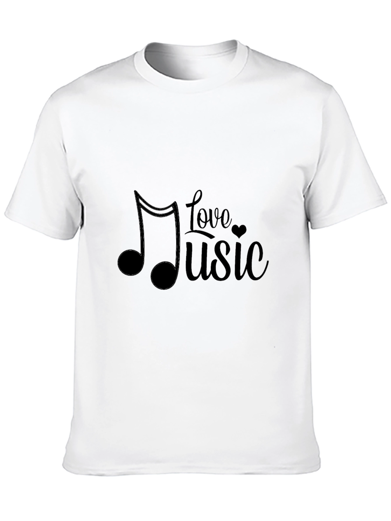 Love Music Black T-Shirt