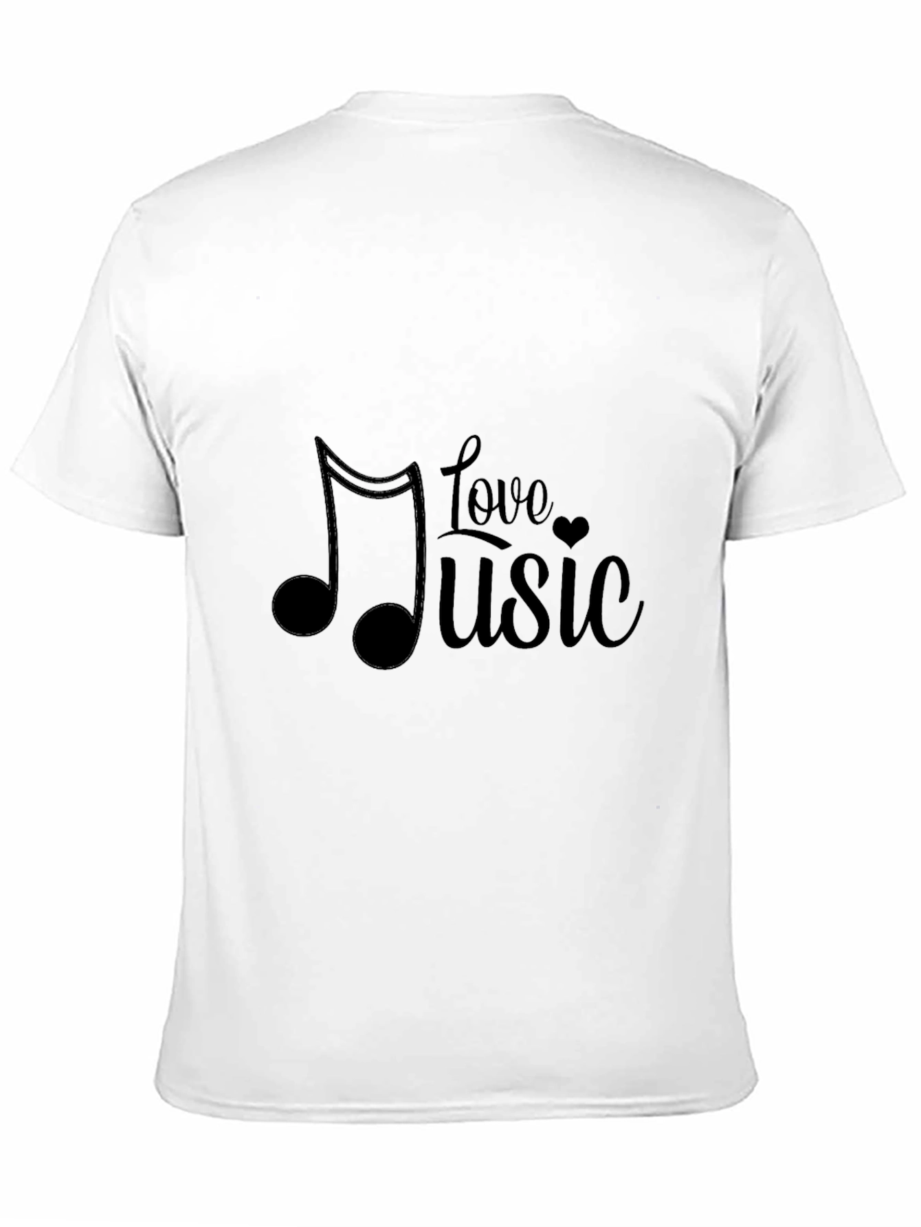 Love Music Black T-Shirt