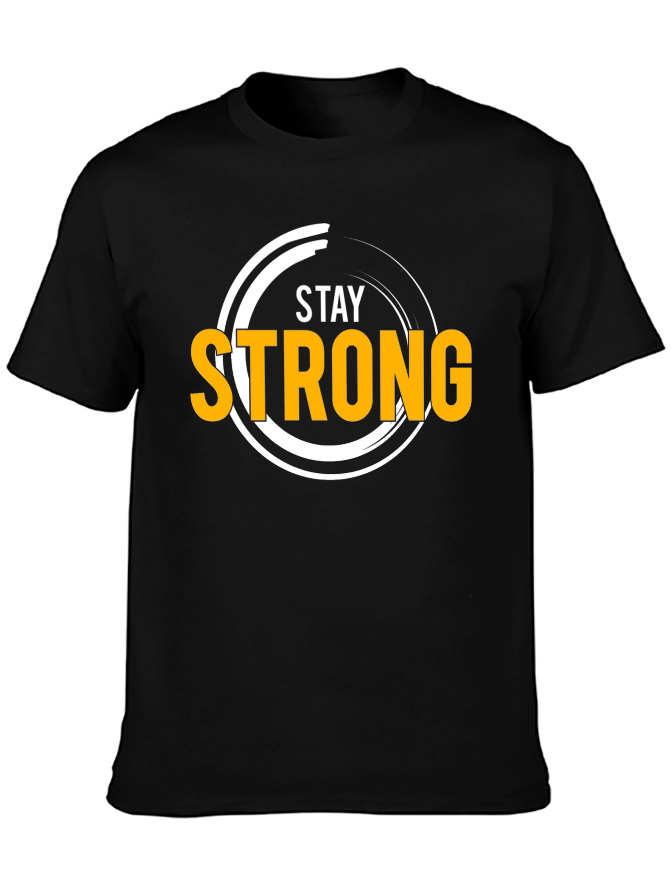 Stay Strong Graphic Tee - Black