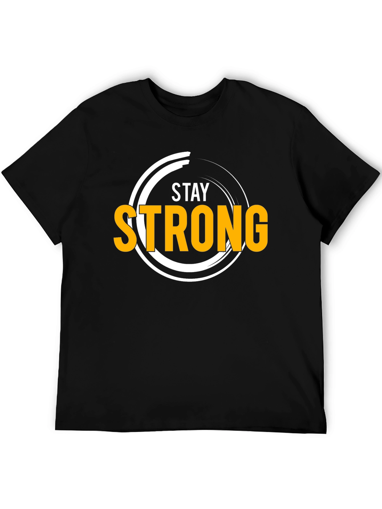 Stay Strong Graphic Tee - Black