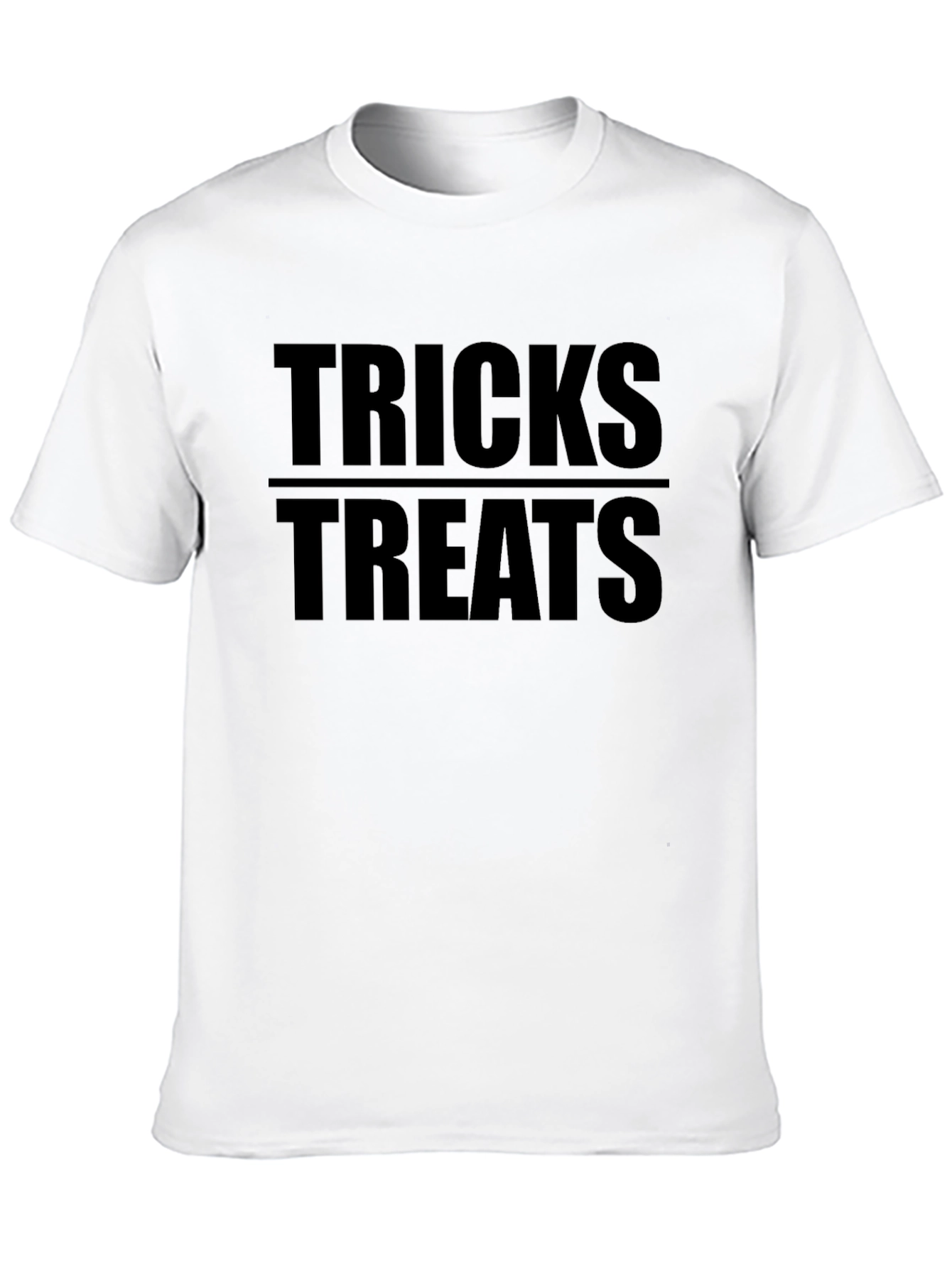 Tricks or Treats Black Graphic T-Shirt