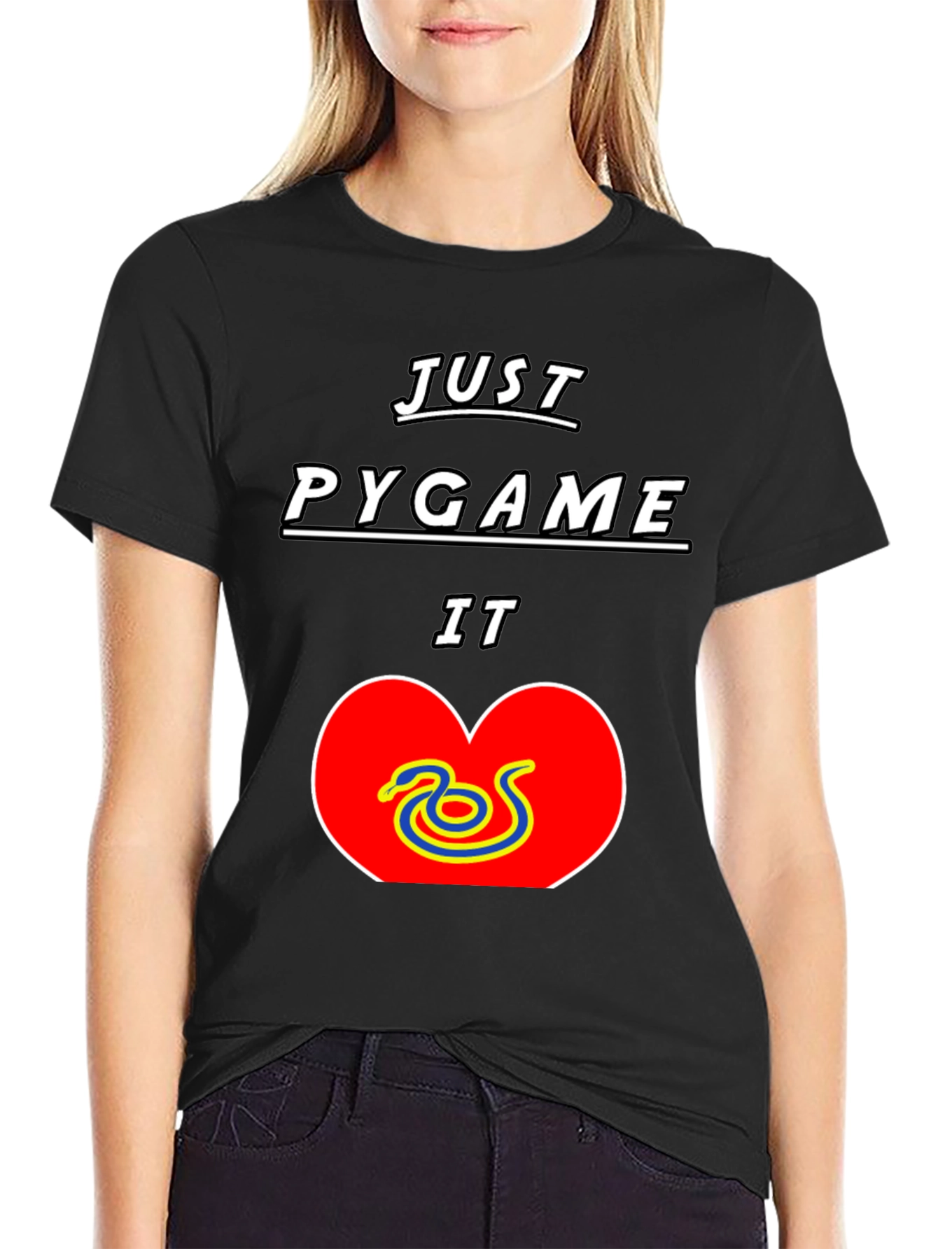 Just Pygame It T-Shirt - Python Developer Tee