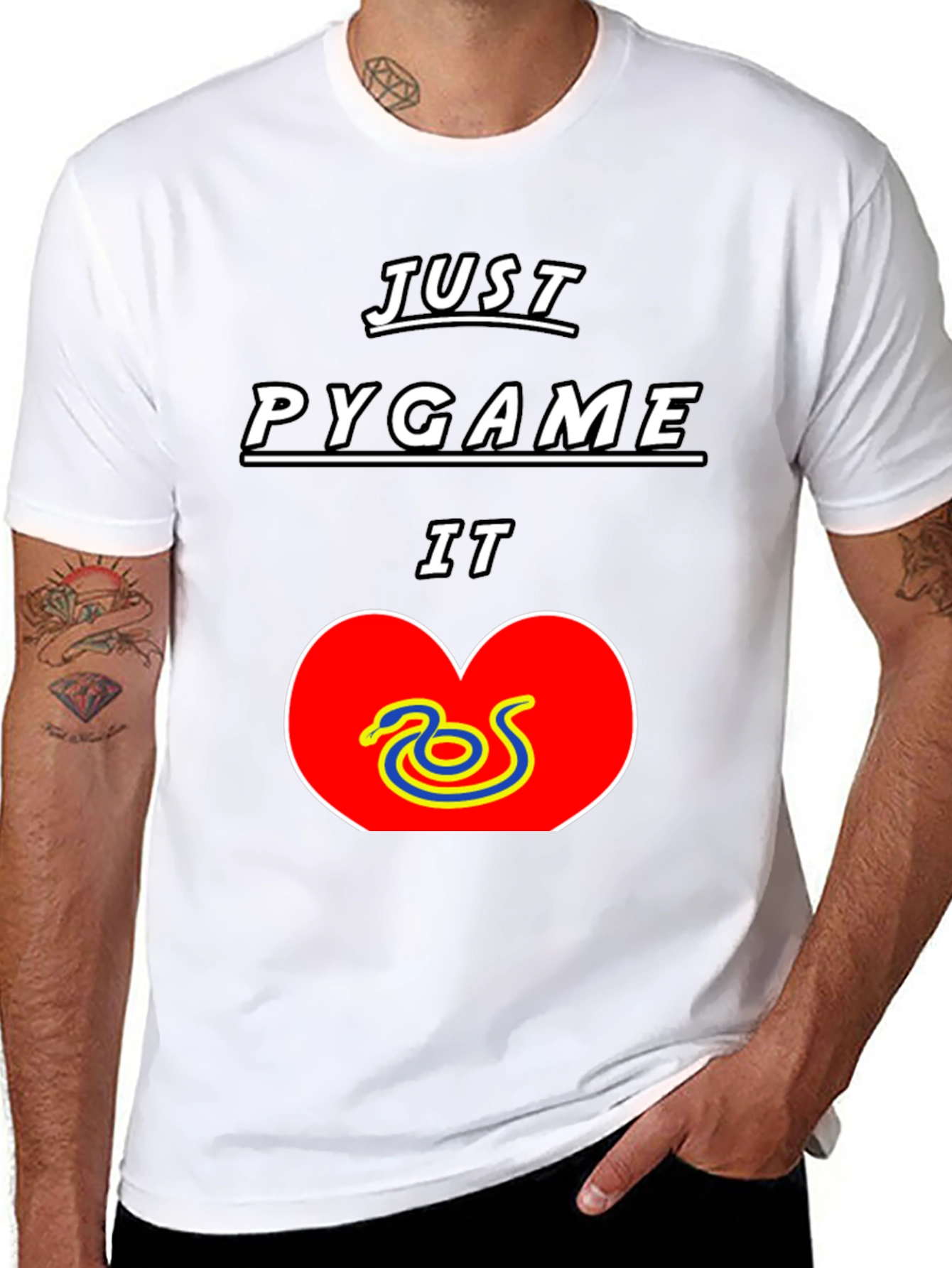 Just Pygame It T-Shirt - Python Developer Tee