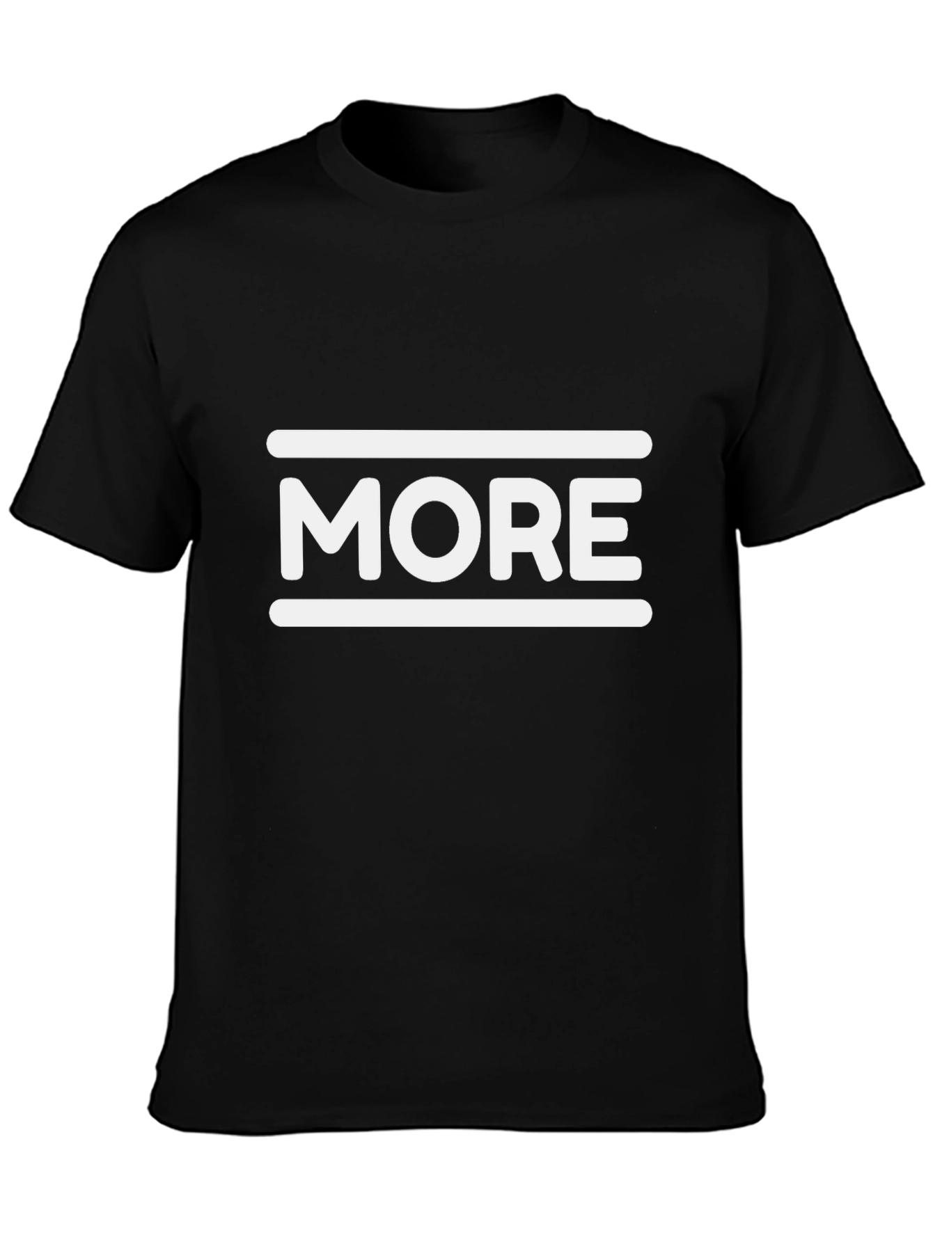 Black MORE Graphic T-Shirt