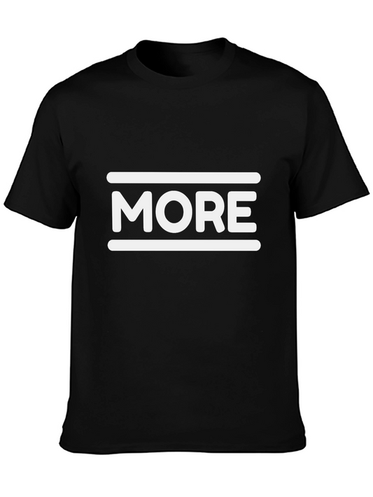 Black MORE Graphic T-Shirt