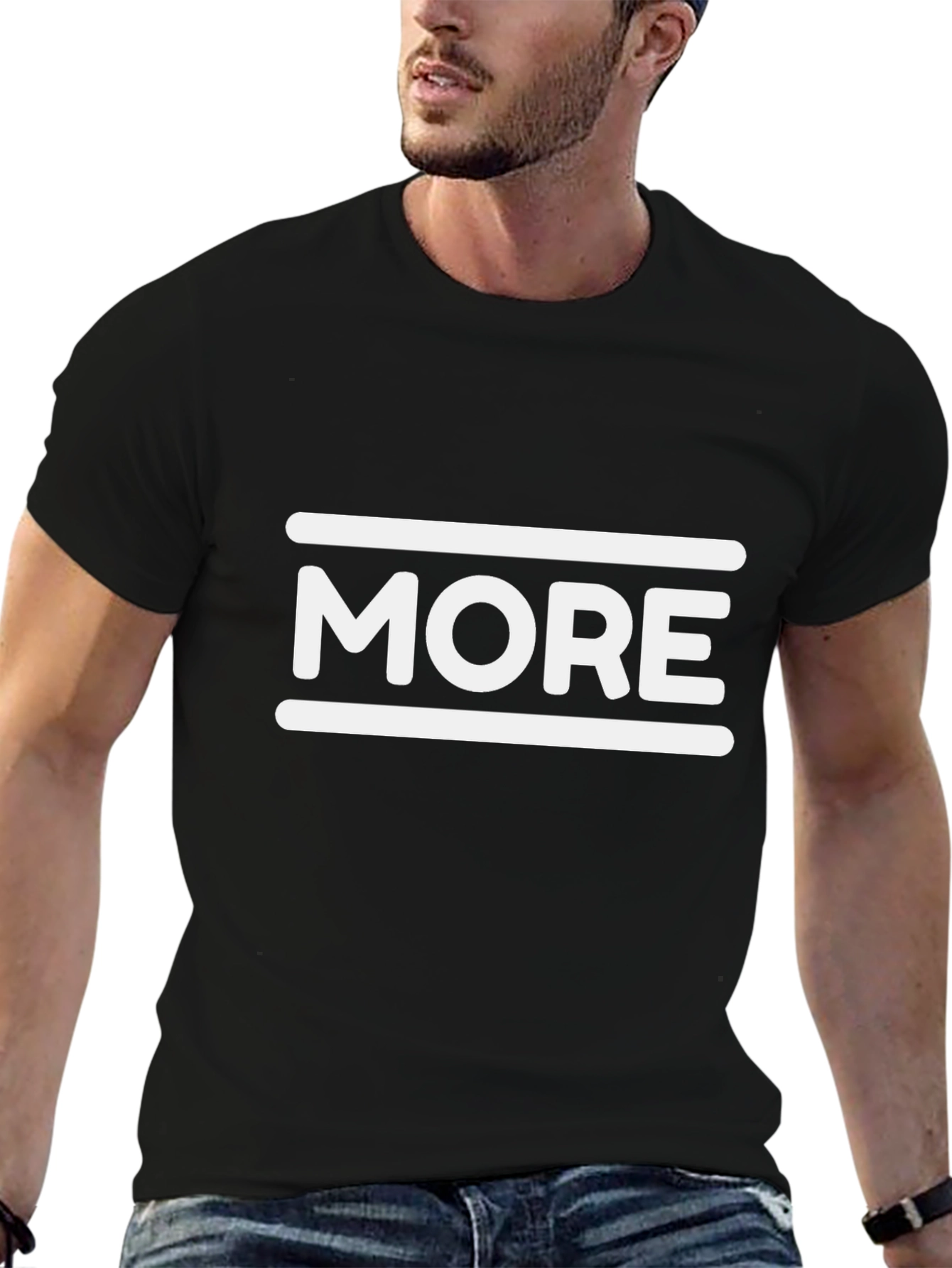 Black MORE Graphic T-Shirt