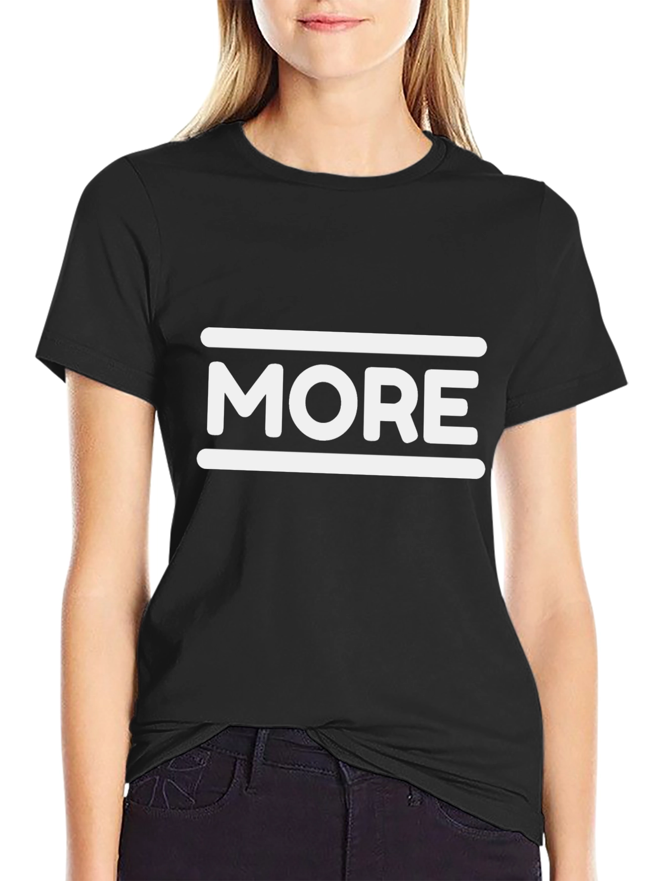 Black MORE Graphic T-Shirt