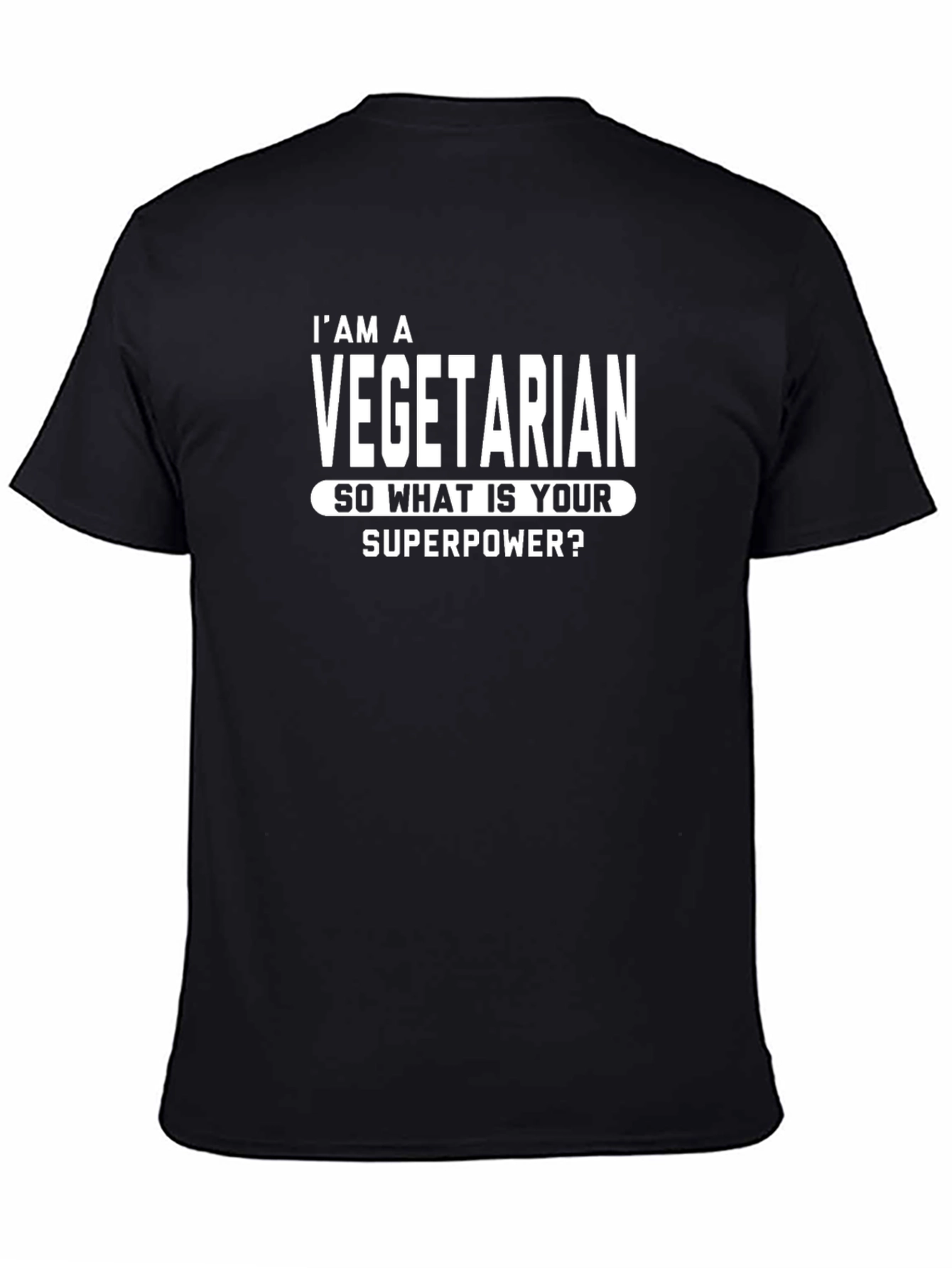 Vegetarian Superpower Tee - Funny Vegan T-Shirt