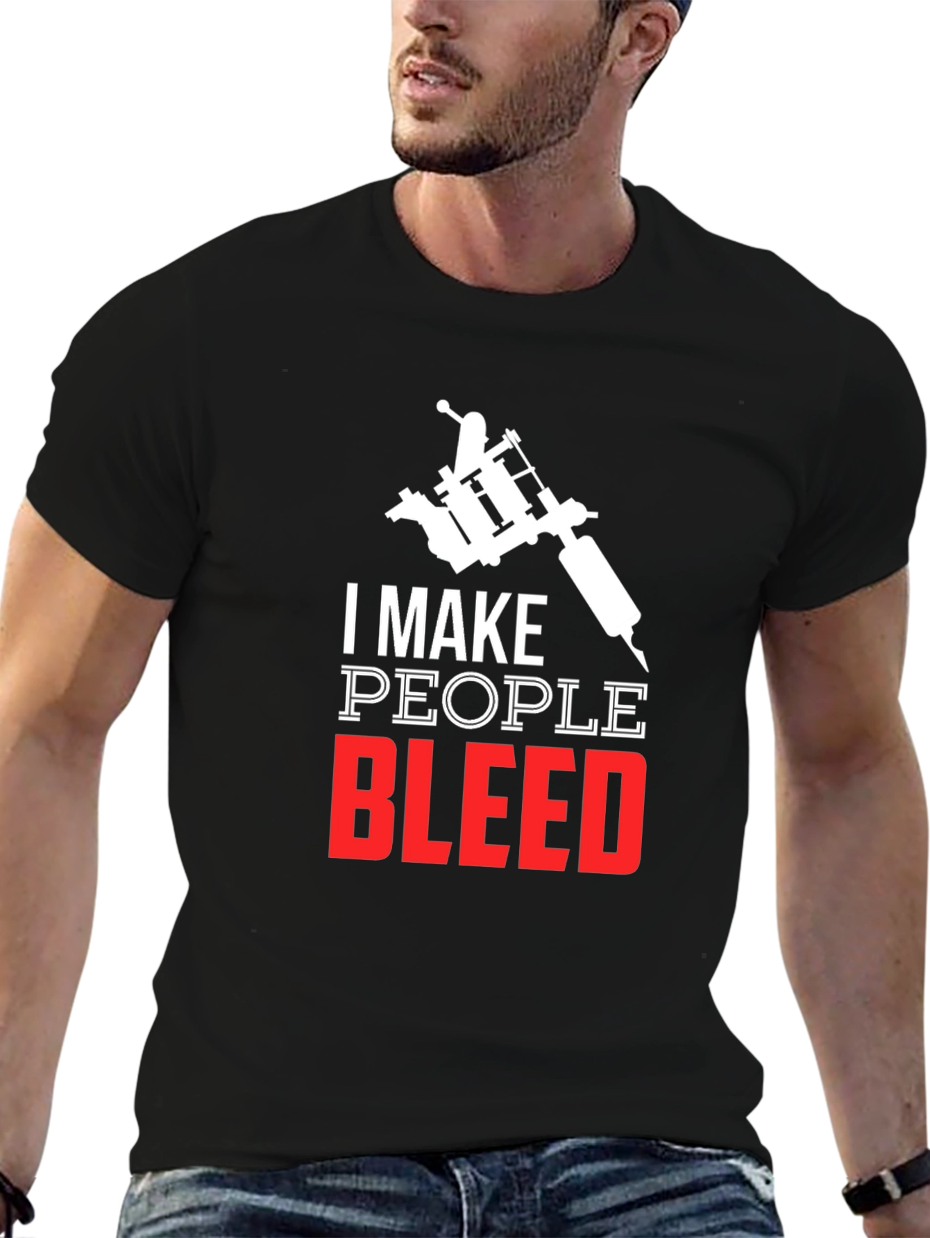 I Make People Bleed Tattoo Artist Tee