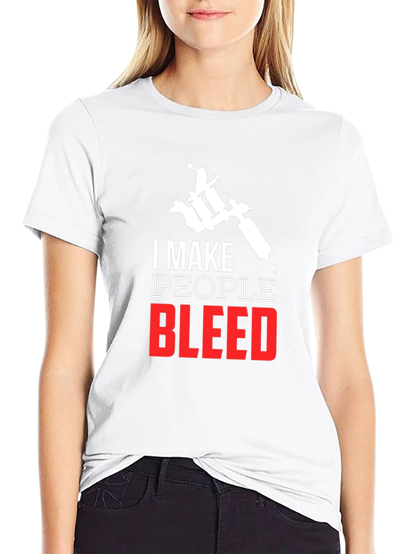 I Make People Bleed Tattoo Artist Tee