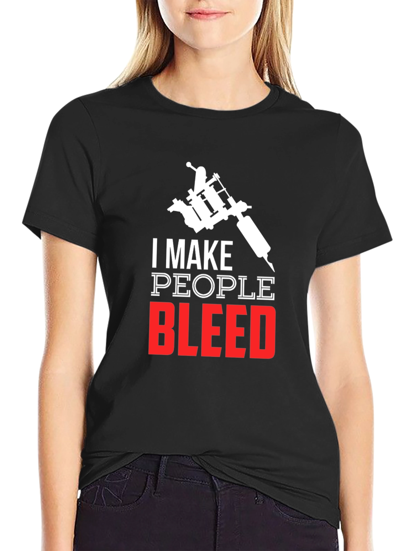 I Make People Bleed Tattoo Artist Tee