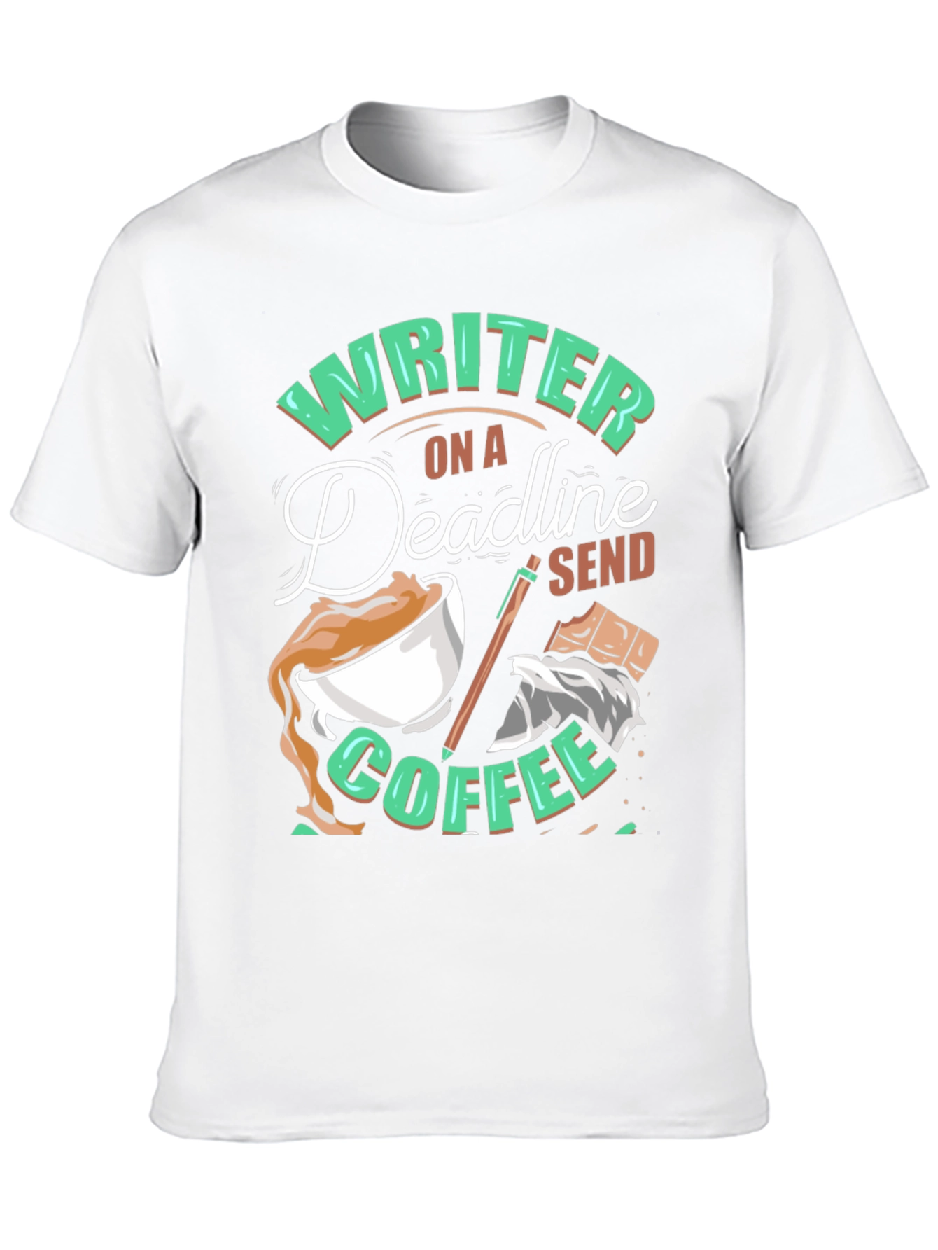 Writer On A Deadline Coffee T-Shirt