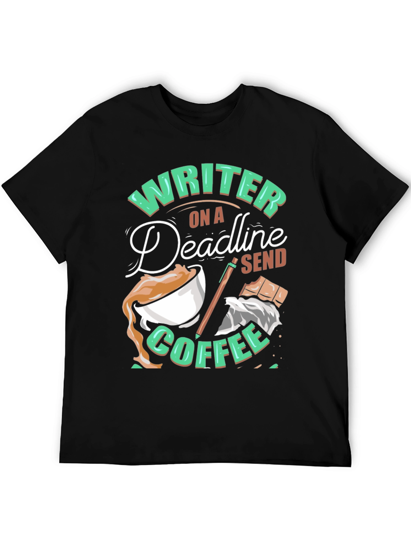 Writer On A Deadline Coffee T-Shirt
