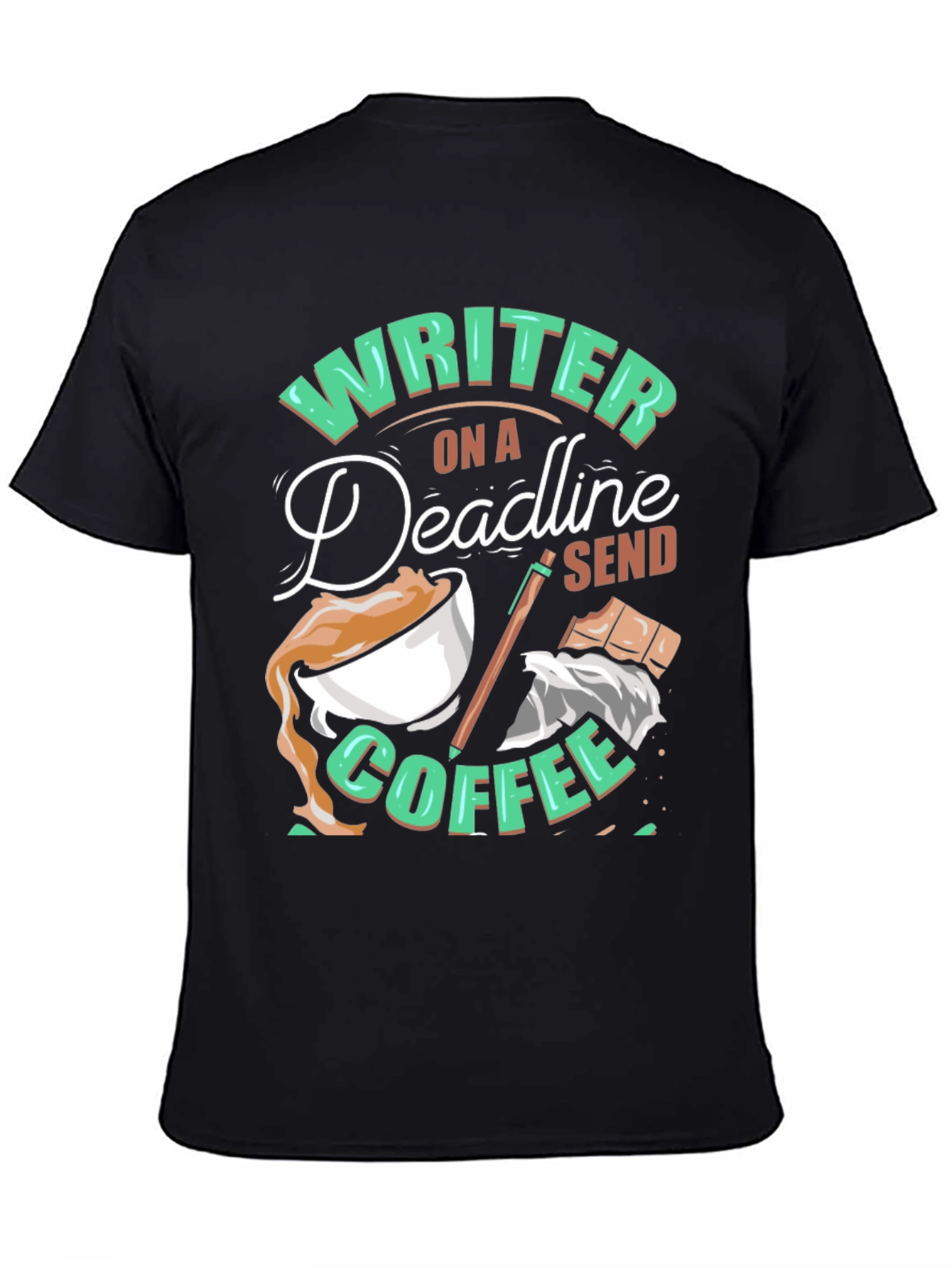 Writer On A Deadline Coffee T-Shirt