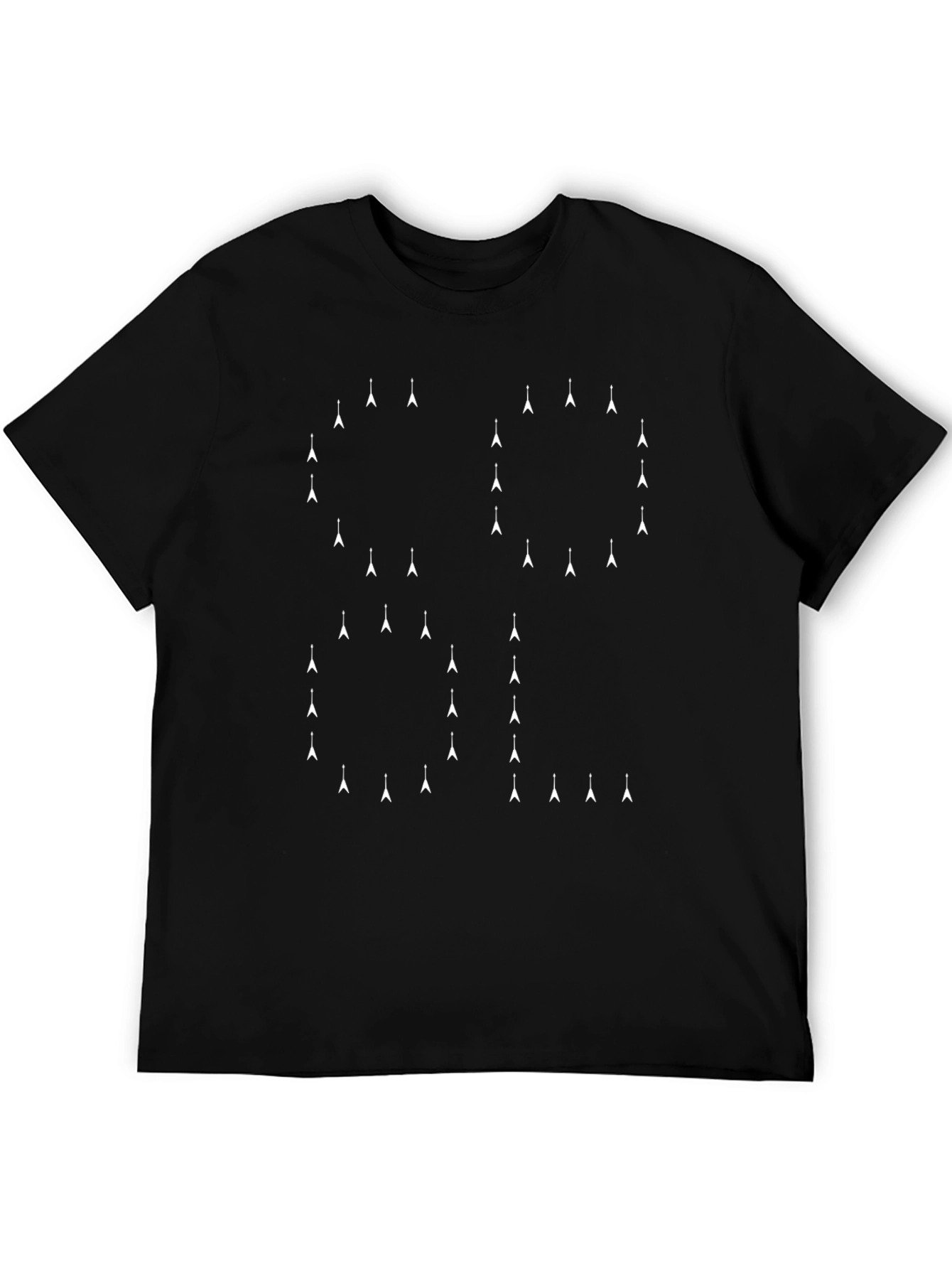 Cool Guitar Design Black T-Shirt