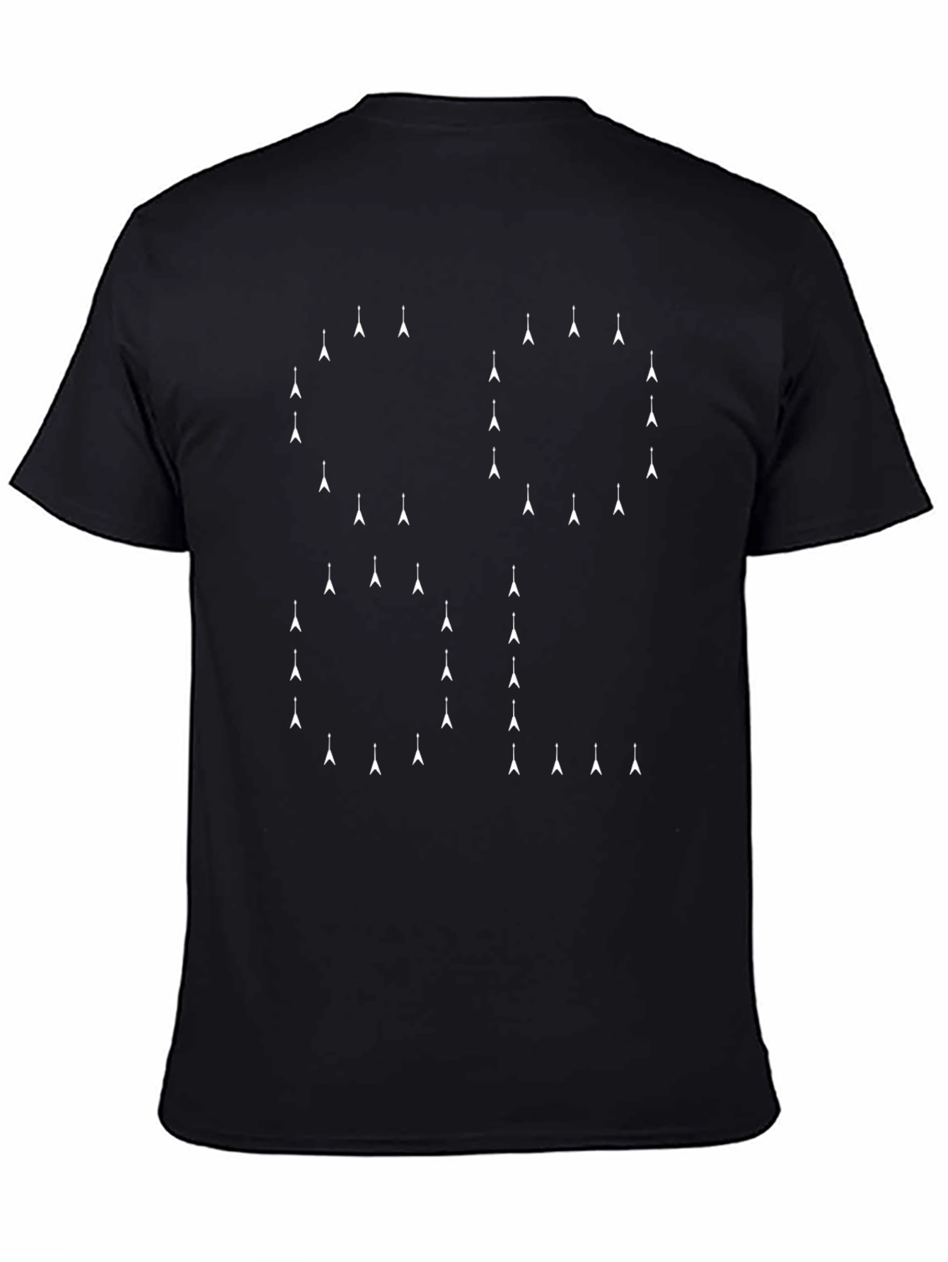 Cool Guitar Design Black T-Shirt