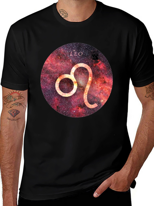 Leo Zodiac Galaxy T-Shirt