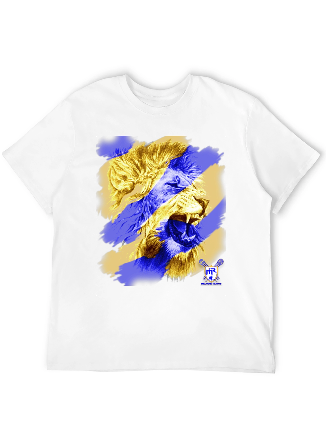 Lion Graphic Print T-Shirt - Bold Design