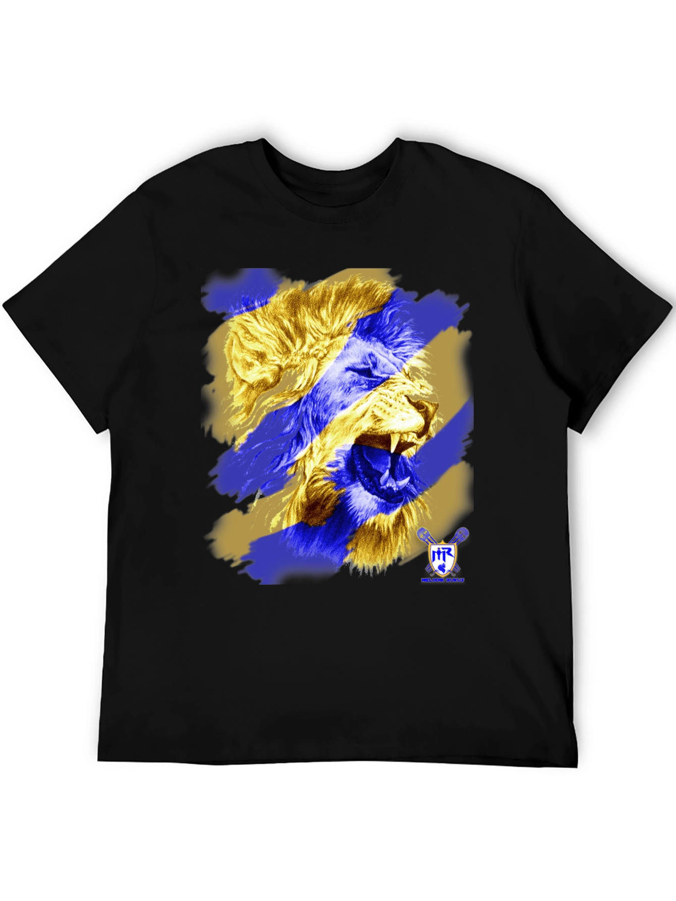 Lion Graphic Print T-Shirt - Bold Design