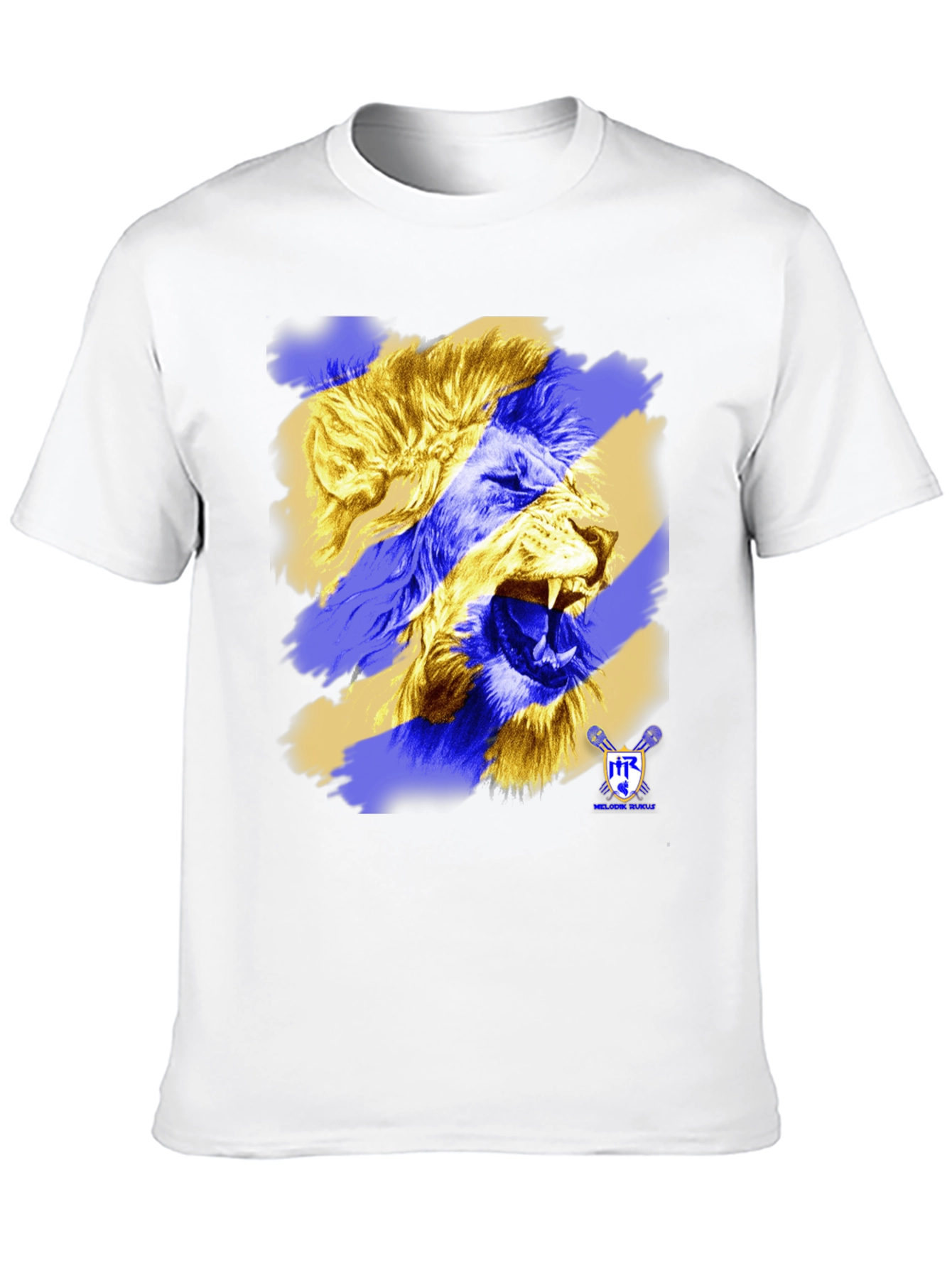 Lion Graphic Print T-Shirt - Bold Design
