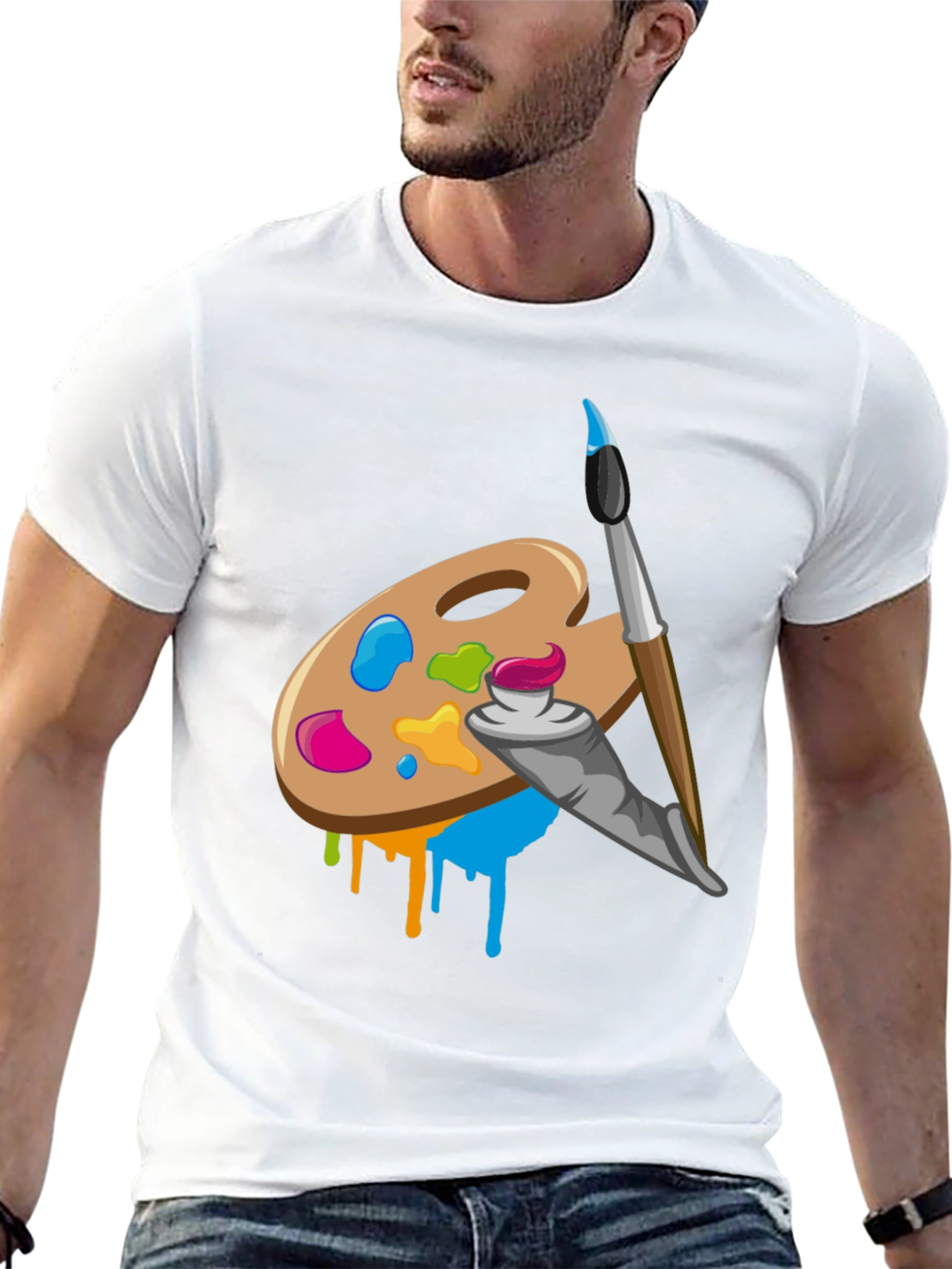 Artist Palette T-Shirt - Painters Style
