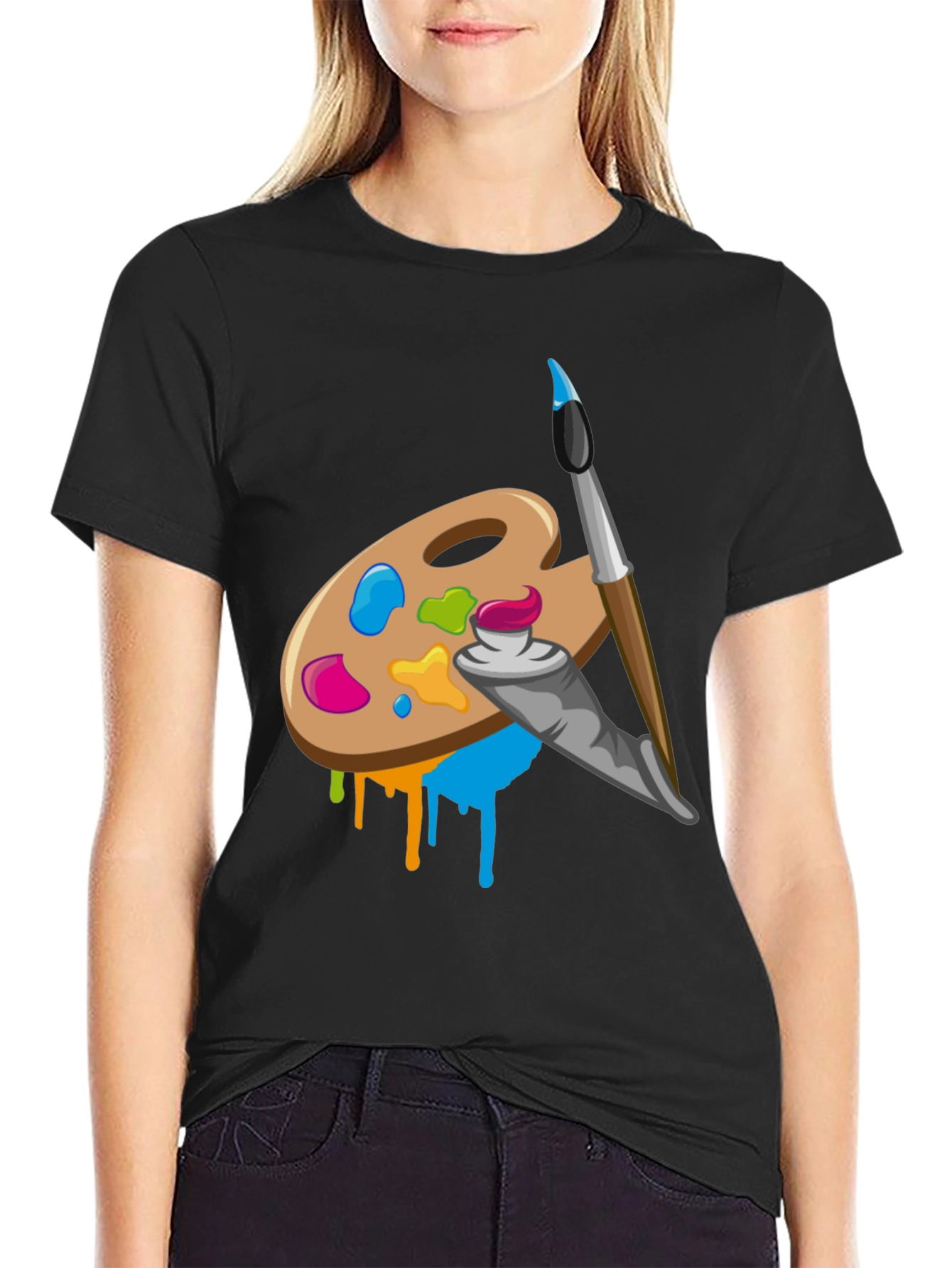 Artist Palette T-Shirt - Painters Style