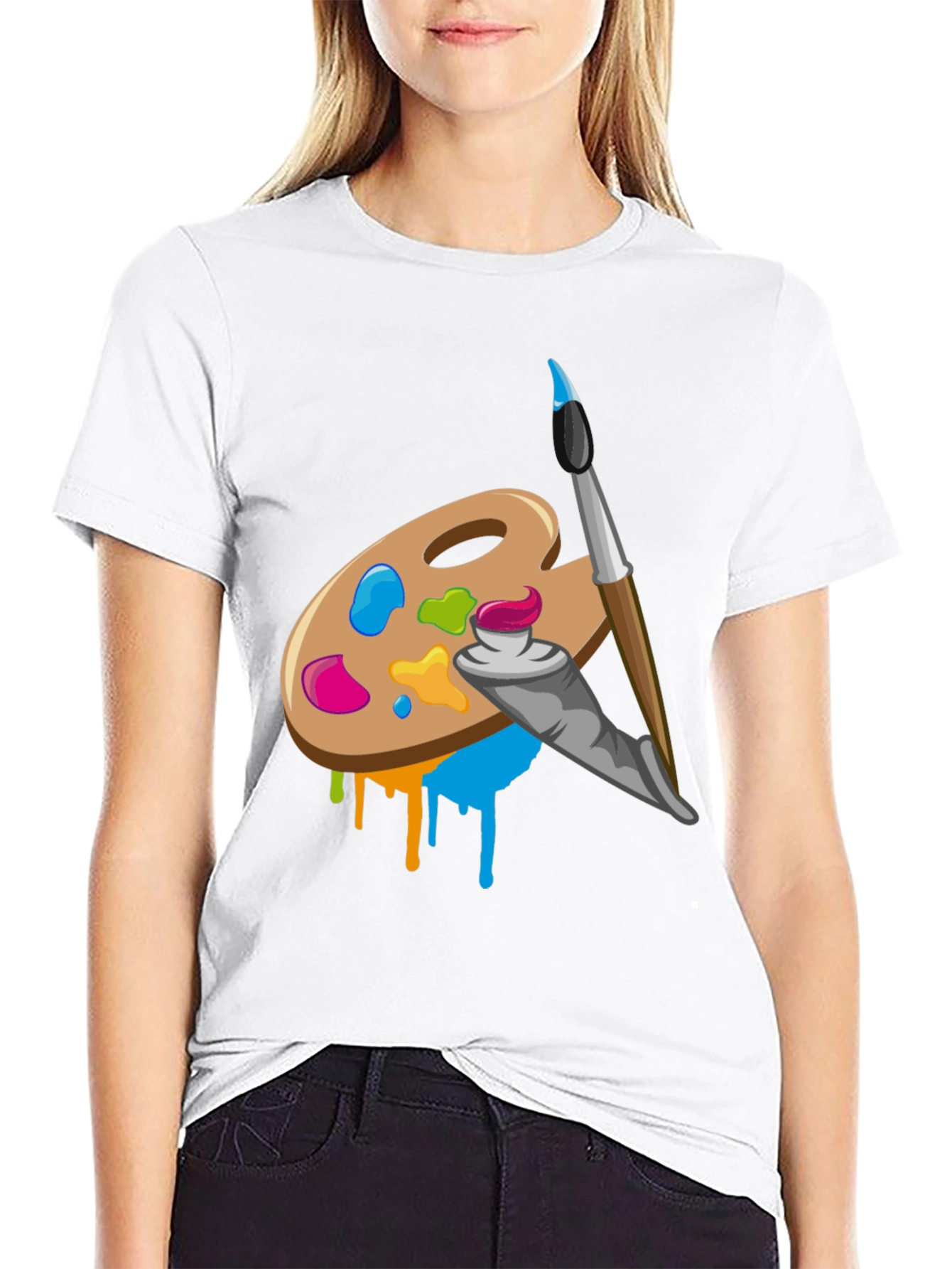 Artist Palette T-Shirt - Painters Style