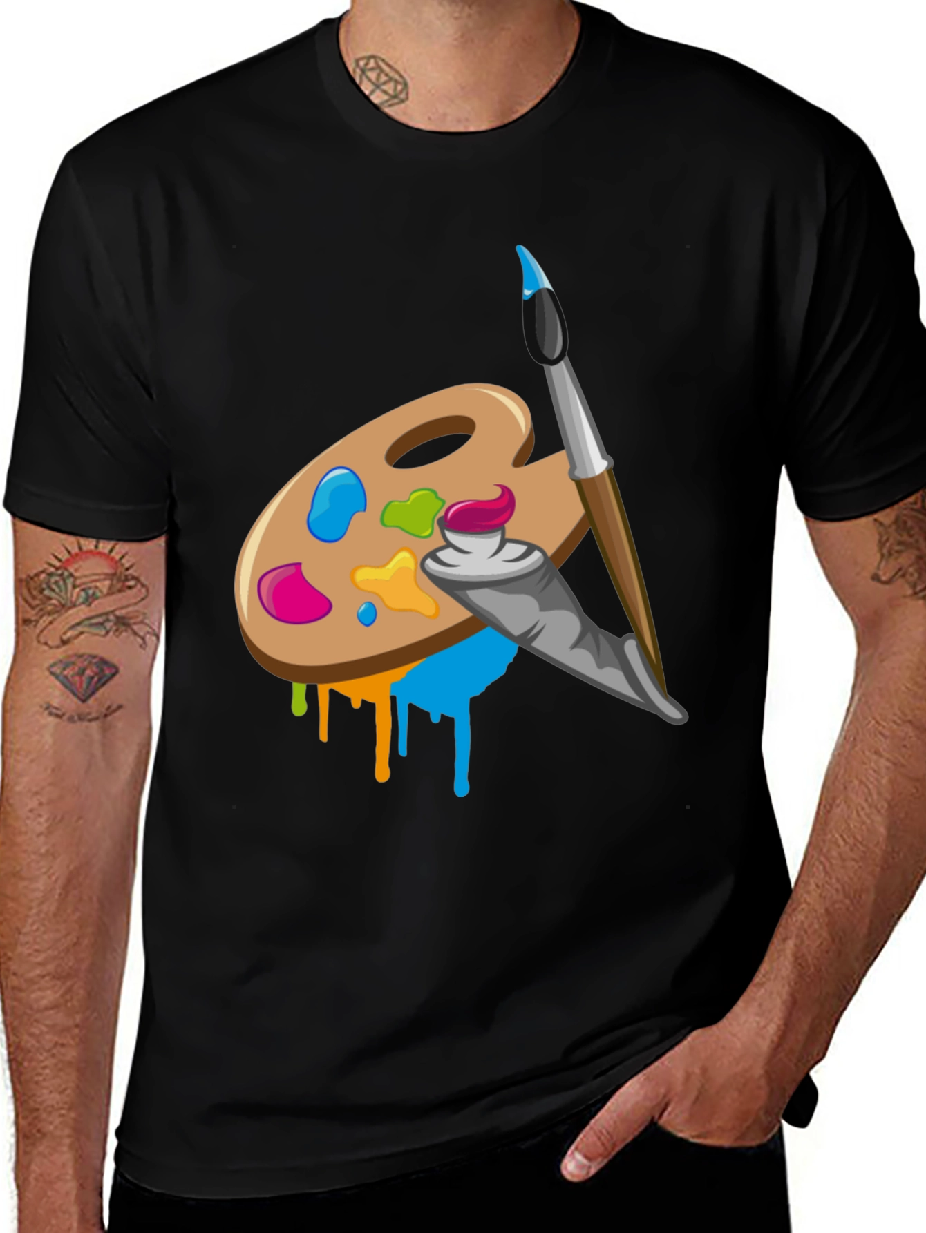 Artist Palette T-Shirt - Painters Style