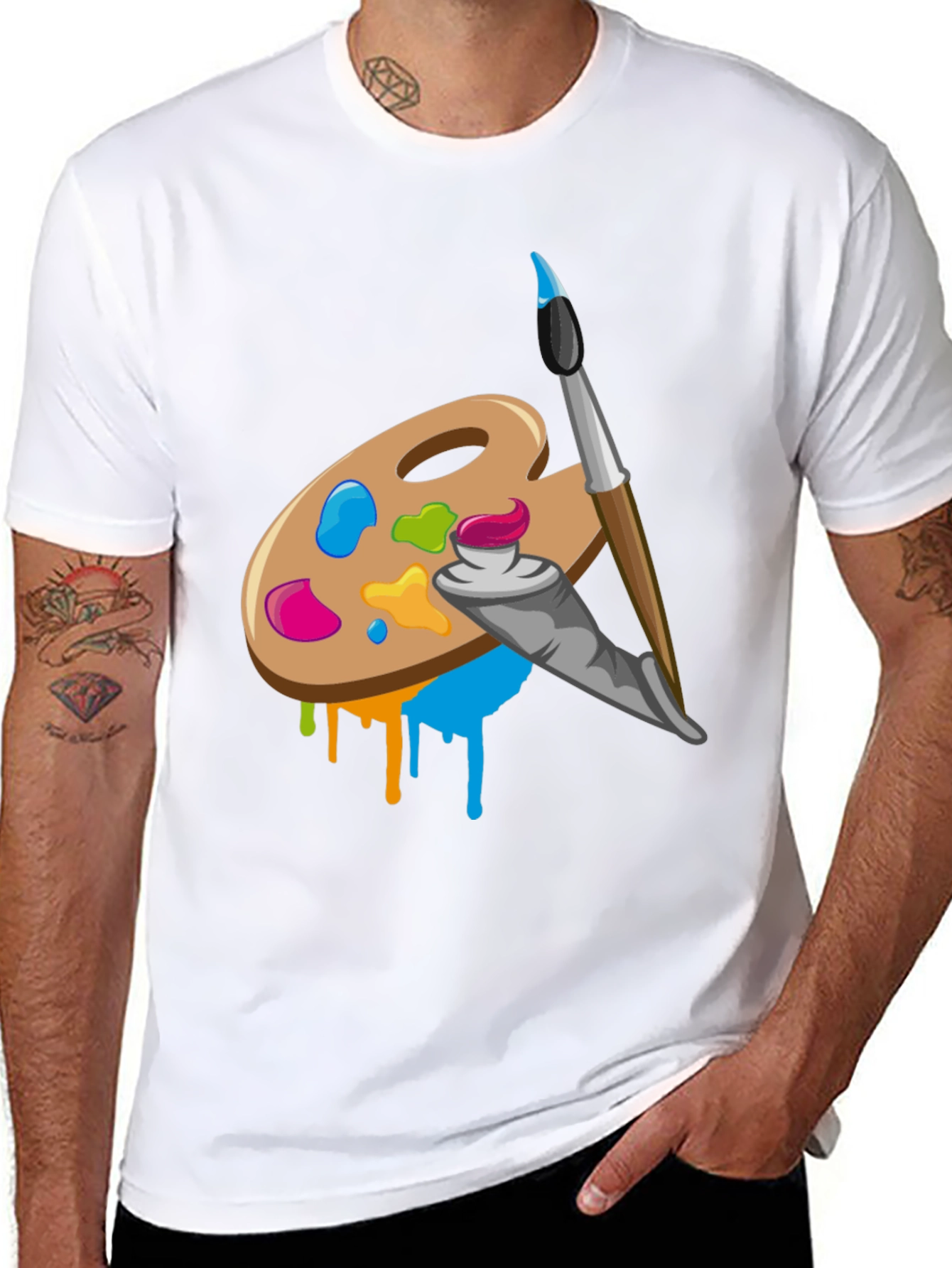 Artist Palette T-Shirt - Painters Style