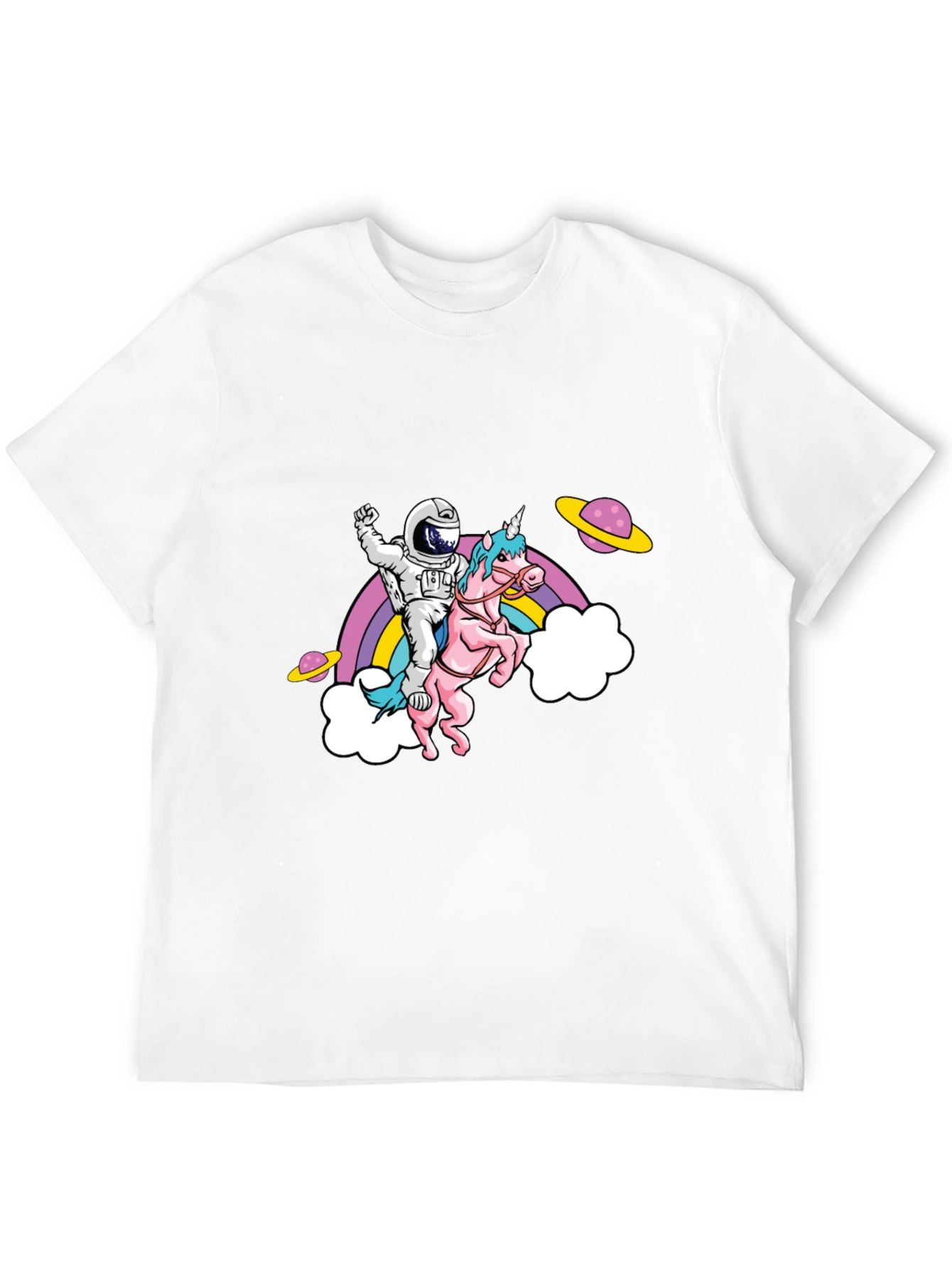 Astronaut Riding Unicorn T-Shirt