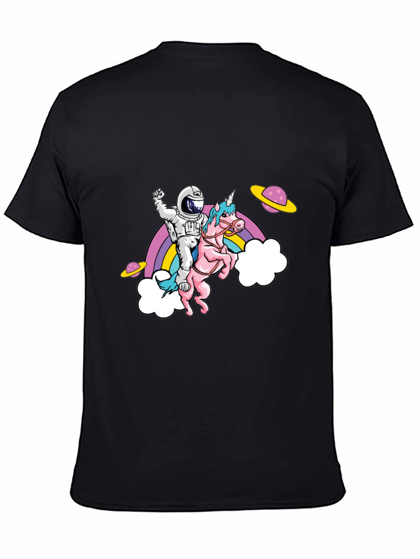 Astronaut Riding Unicorn T-Shirt