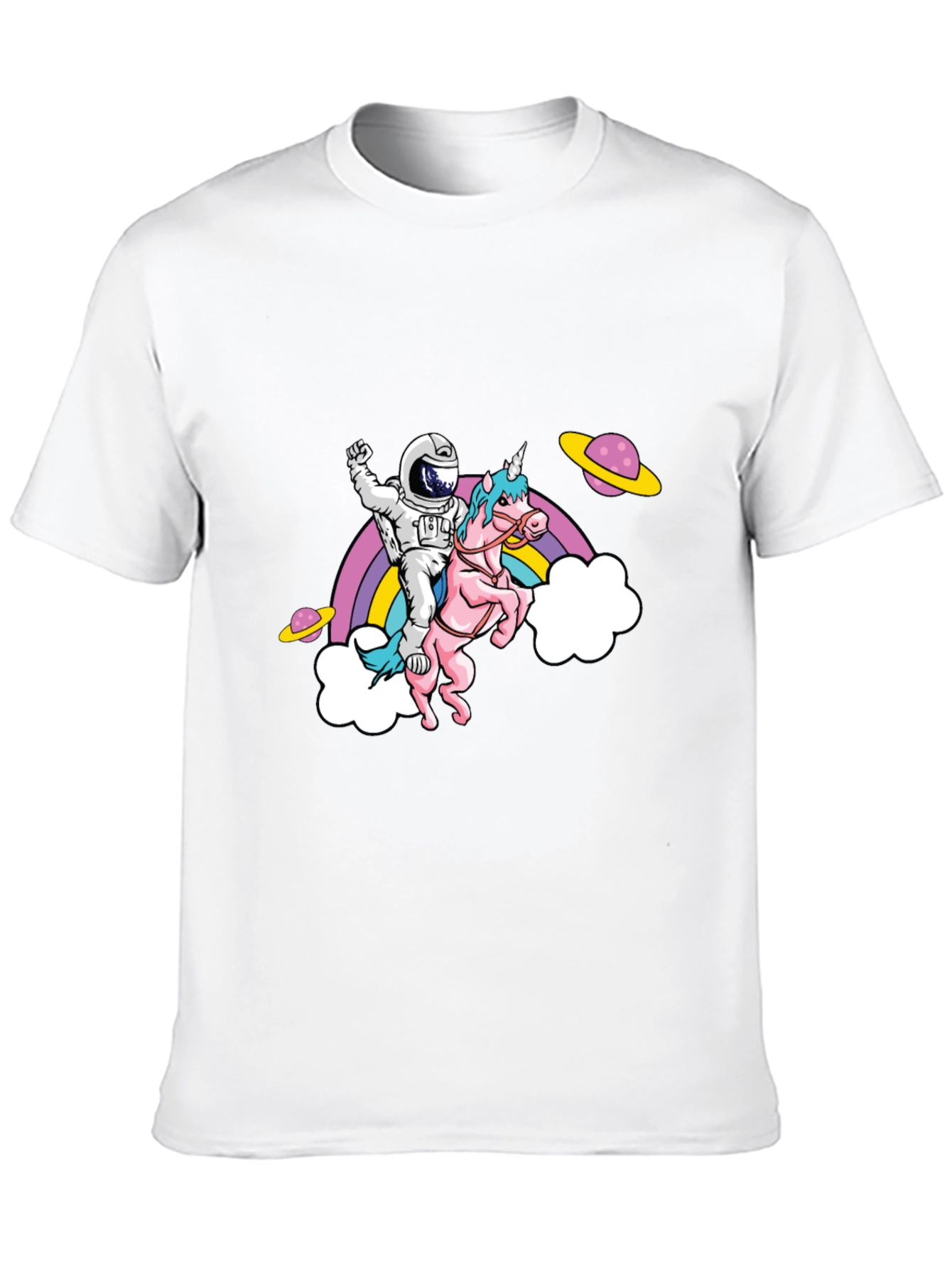 Astronaut Riding Unicorn T-Shirt