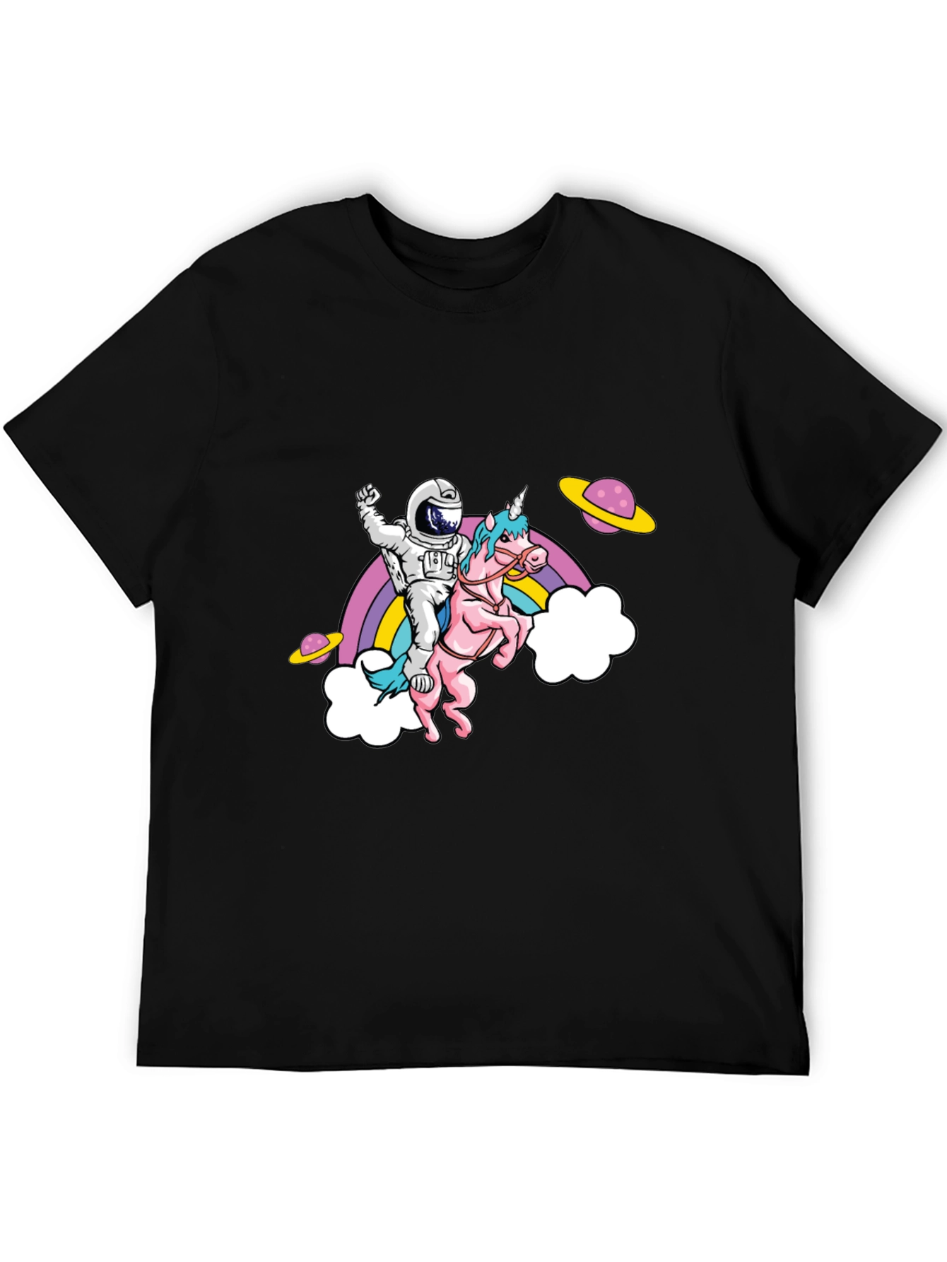 Astronaut Riding Unicorn T-Shirt