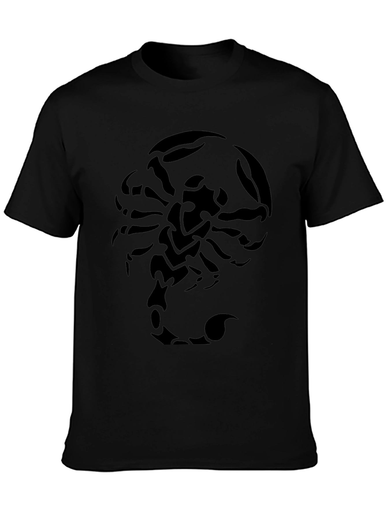 Scorpion Graphic Print Black T-Shirt