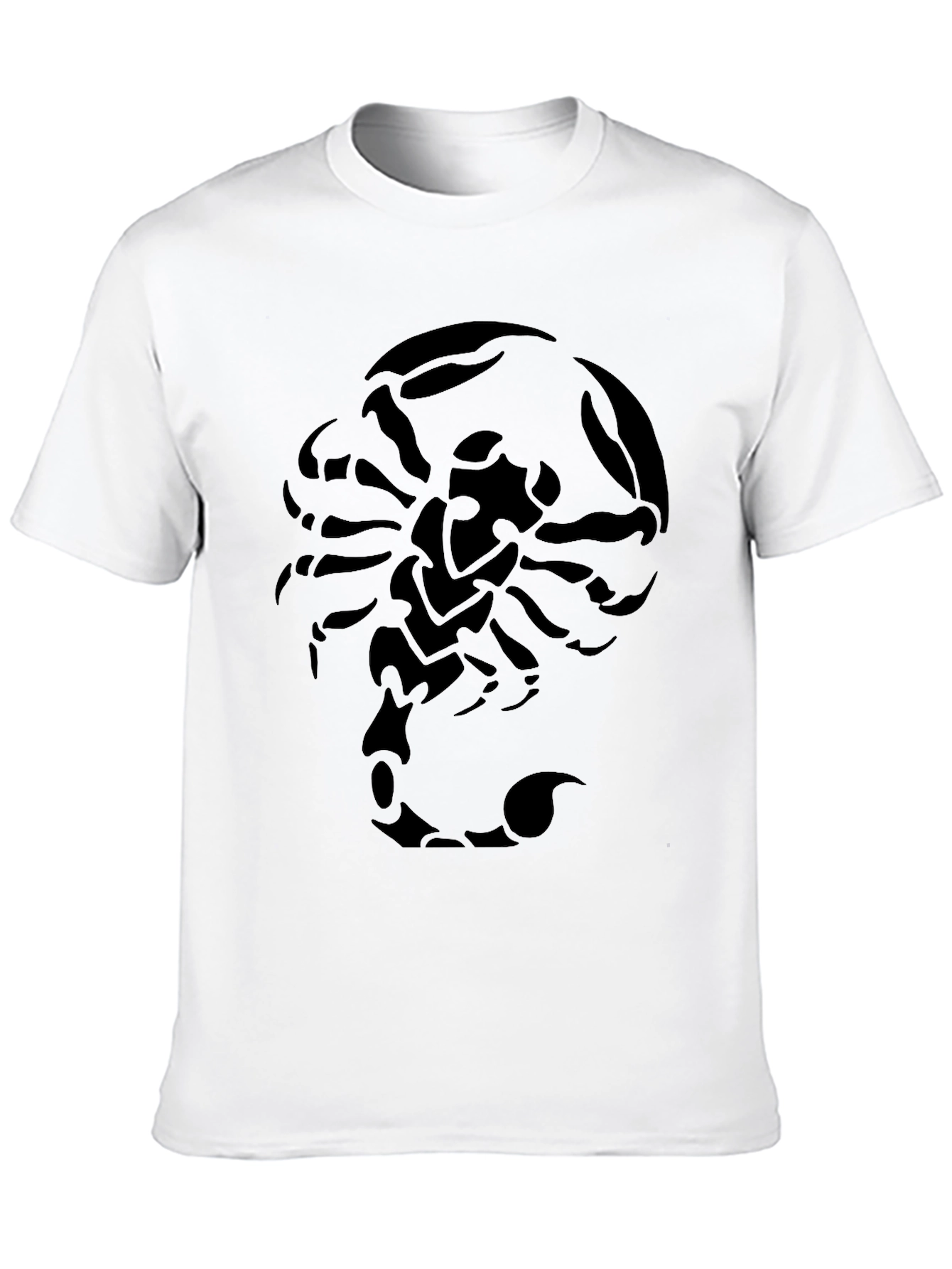 Scorpion Graphic Print Black T-Shirt