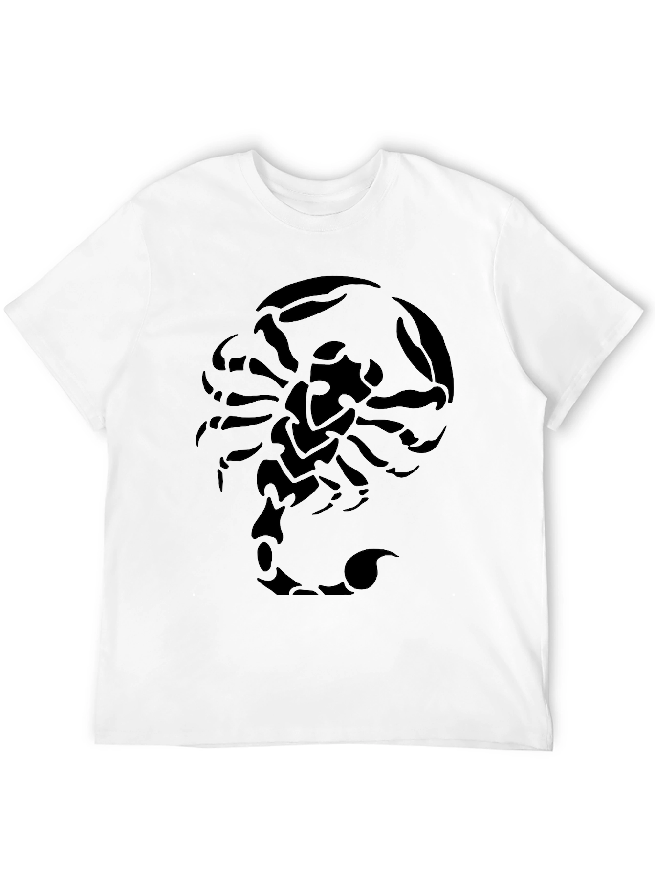 Scorpion Graphic Print Black T-Shirt