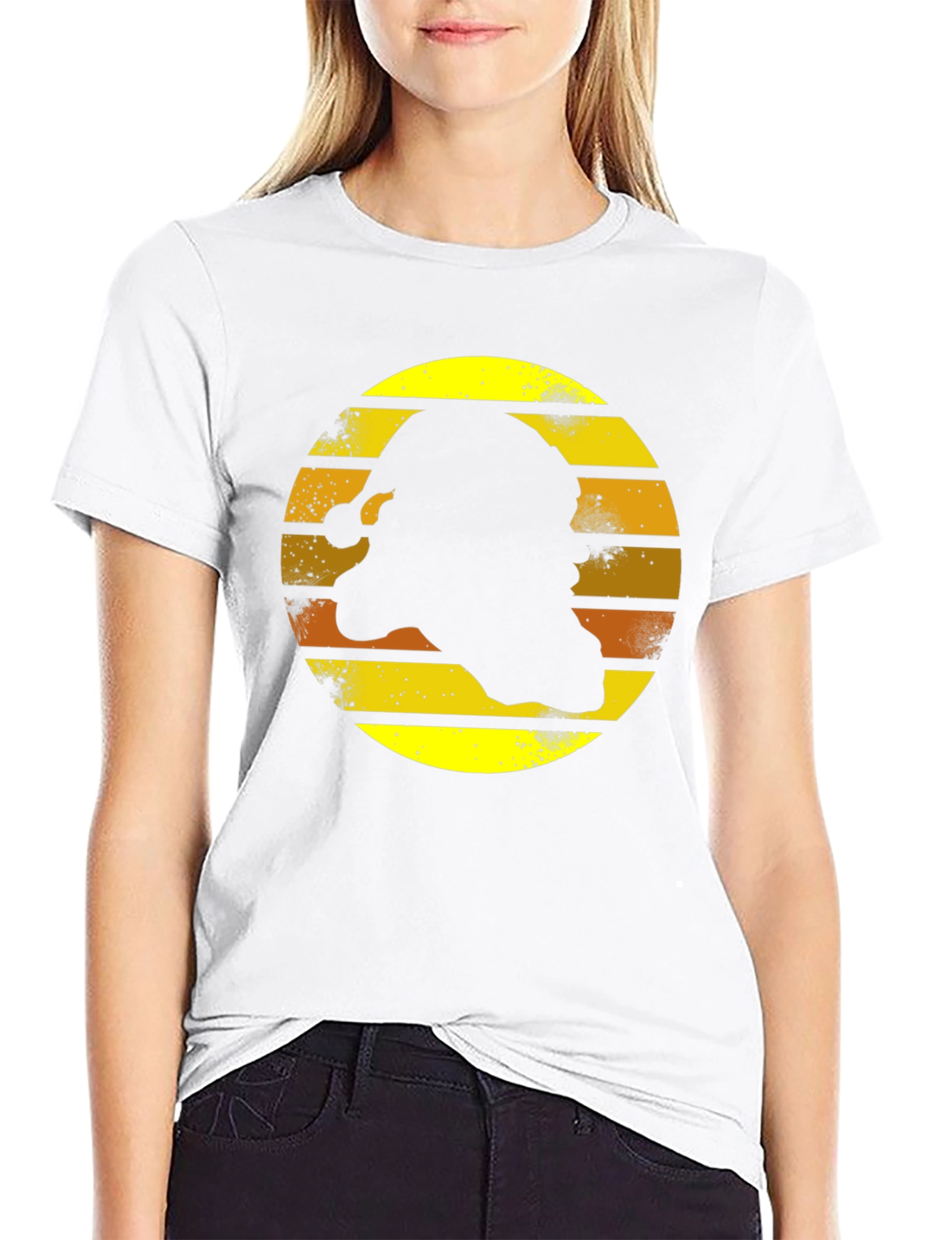 Retro Santa Silhouette T-Shirt