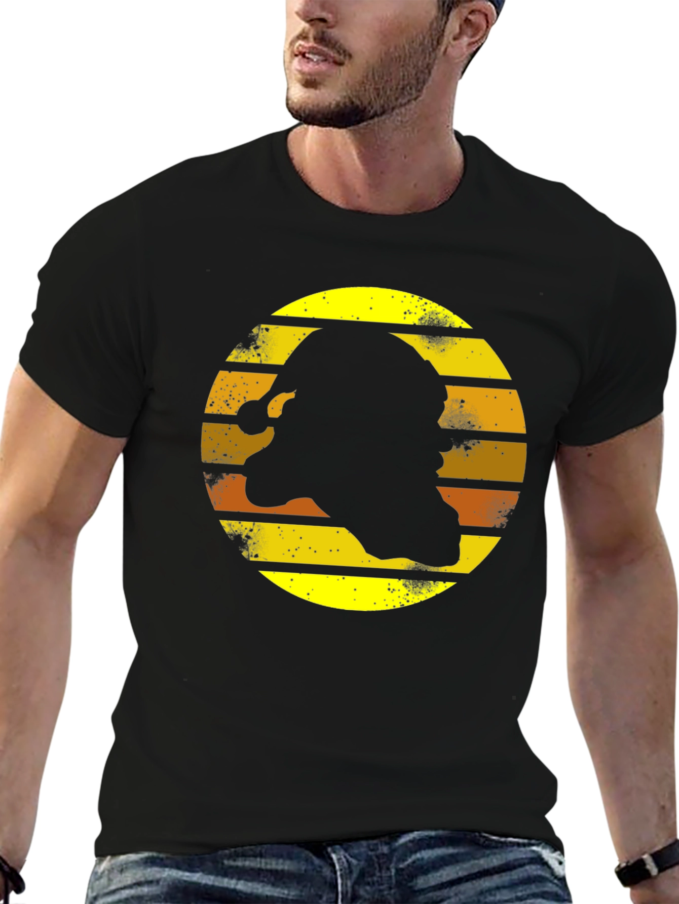 Retro Santa Silhouette T-Shirt